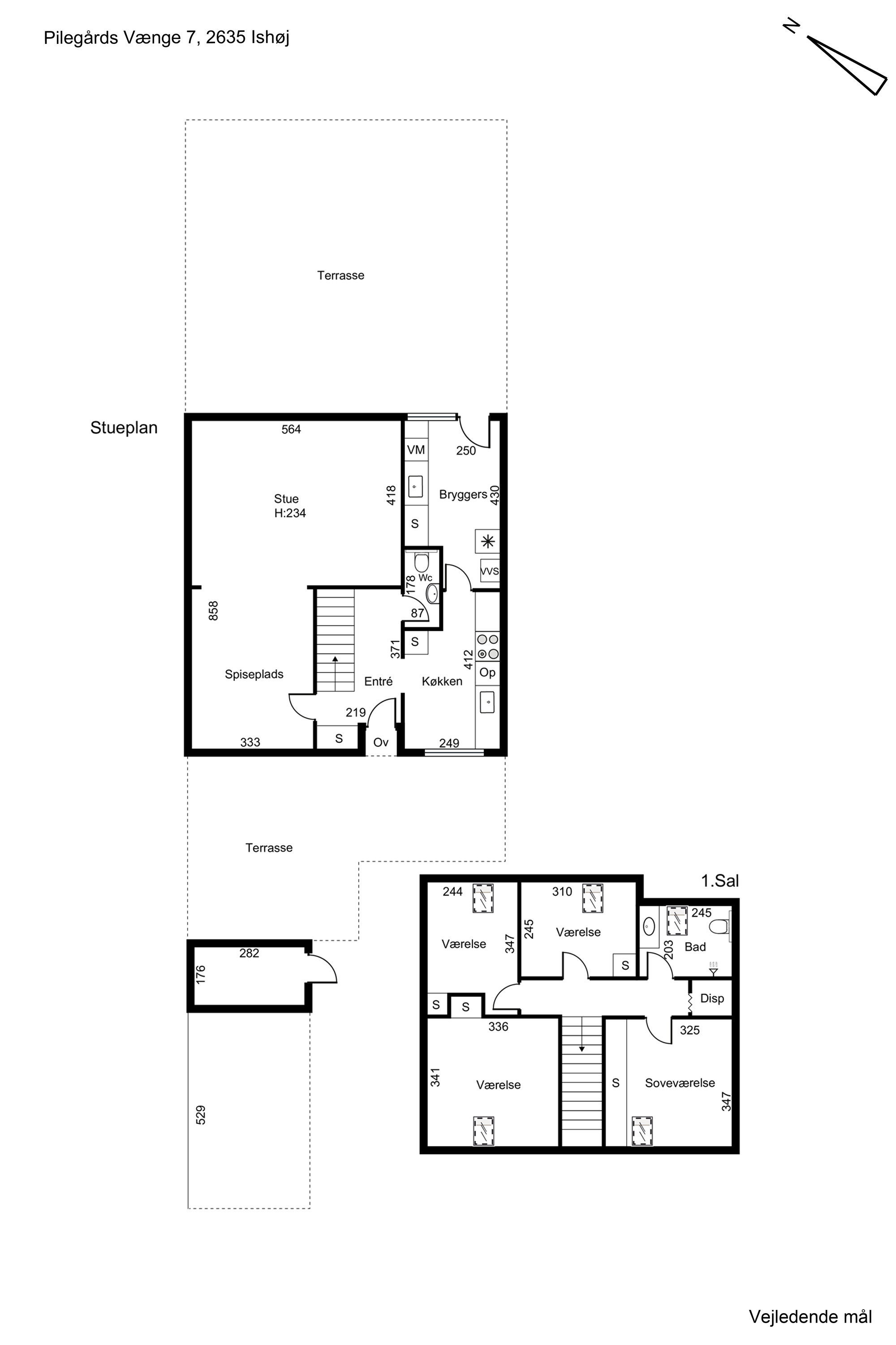 Plantegninger billede af Pilegårds Vænge 7, 2635 Ishøj