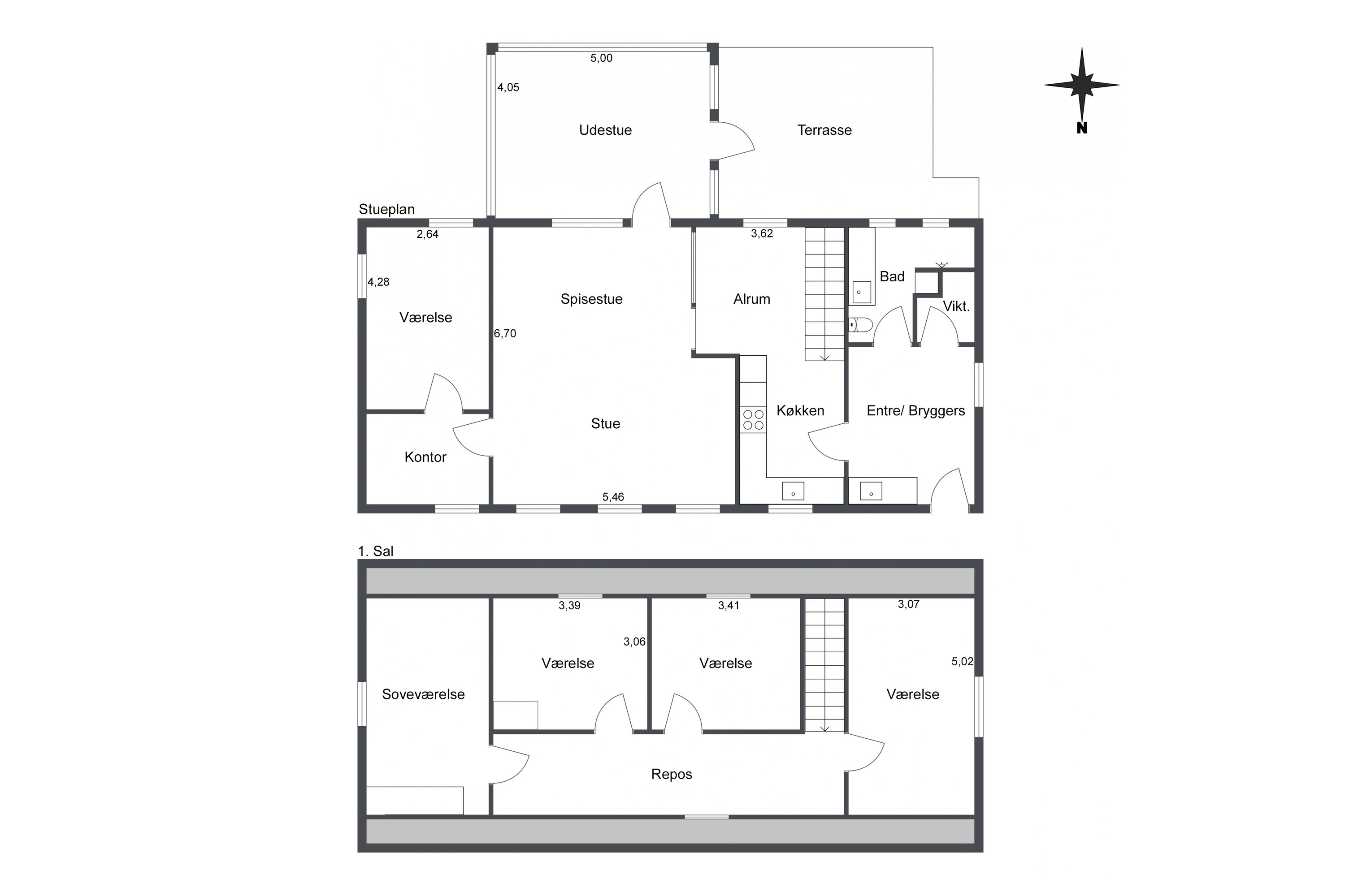 Plantegninger billede af Søparken 59, 9830 Tårs