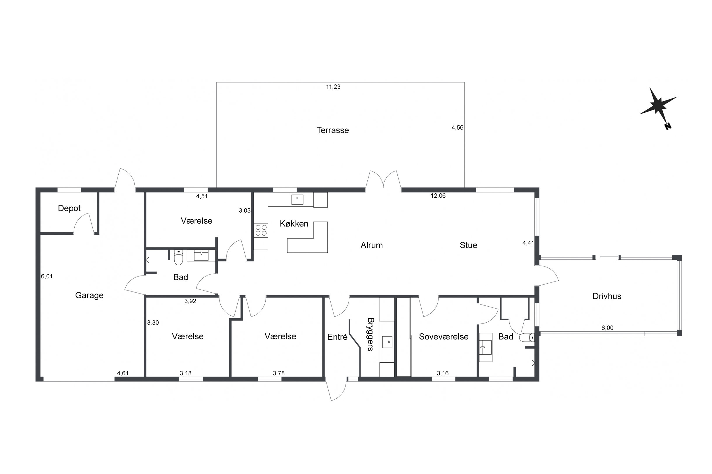 Plantegninger billede af Rundmarken 9, 9800 Hjørring