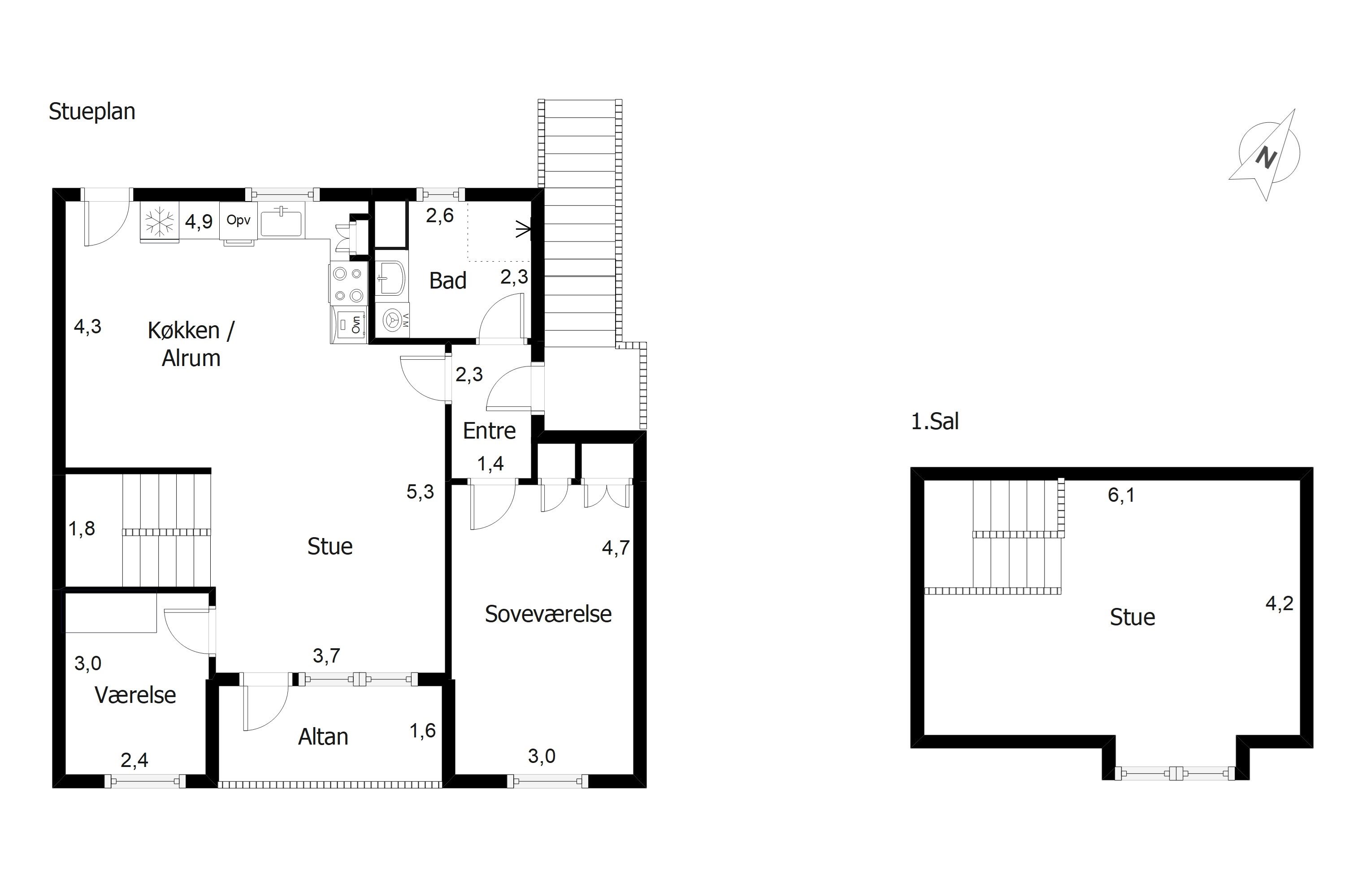 Plantegninger billede af Willemoesgade 14, 1. 14., 6700 Esbjerg