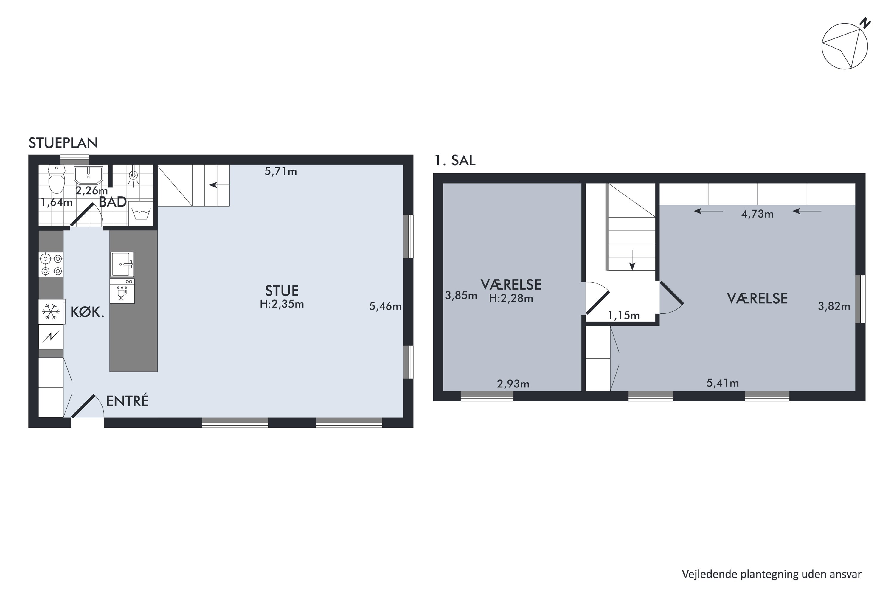 Plantegninger billede af Søndergade 9D, 2791 Dragør