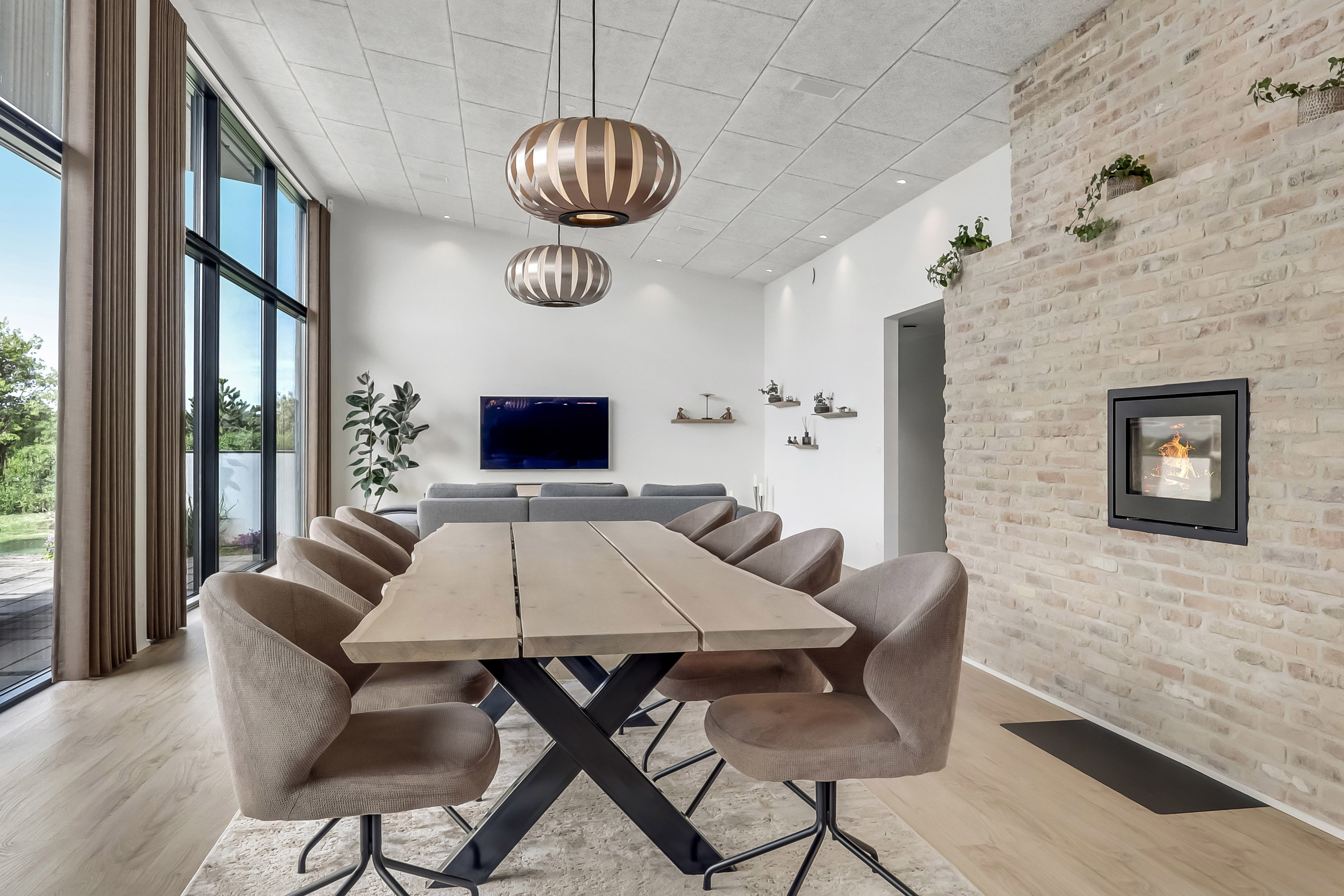 Fremhævet stue billede i fuldskærmstilstand. Billede af Skibsbakken 27, 5881 Skårup Fyn