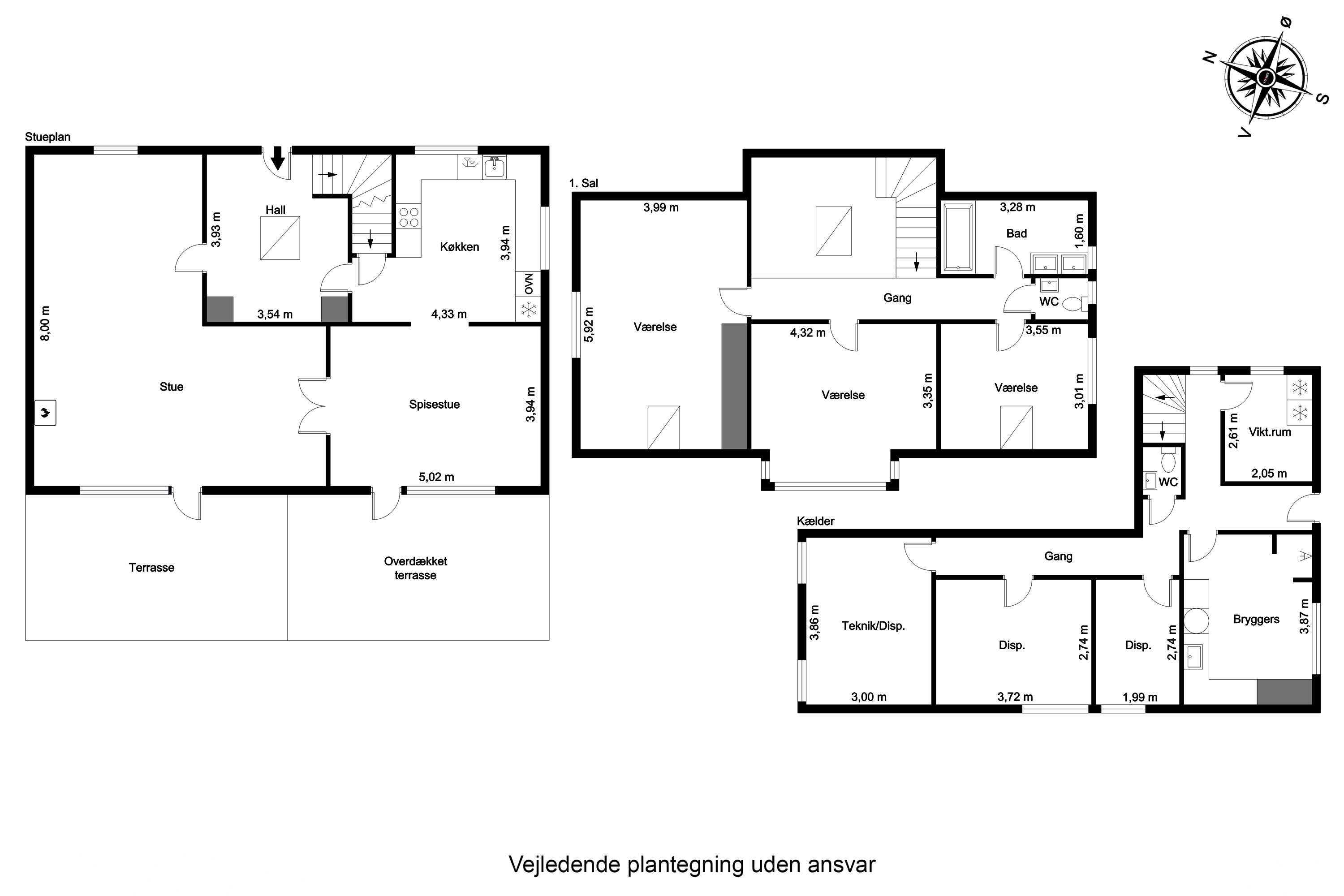 Plantegninger billede af Klampenborgvej 26, 5700 Svendborg