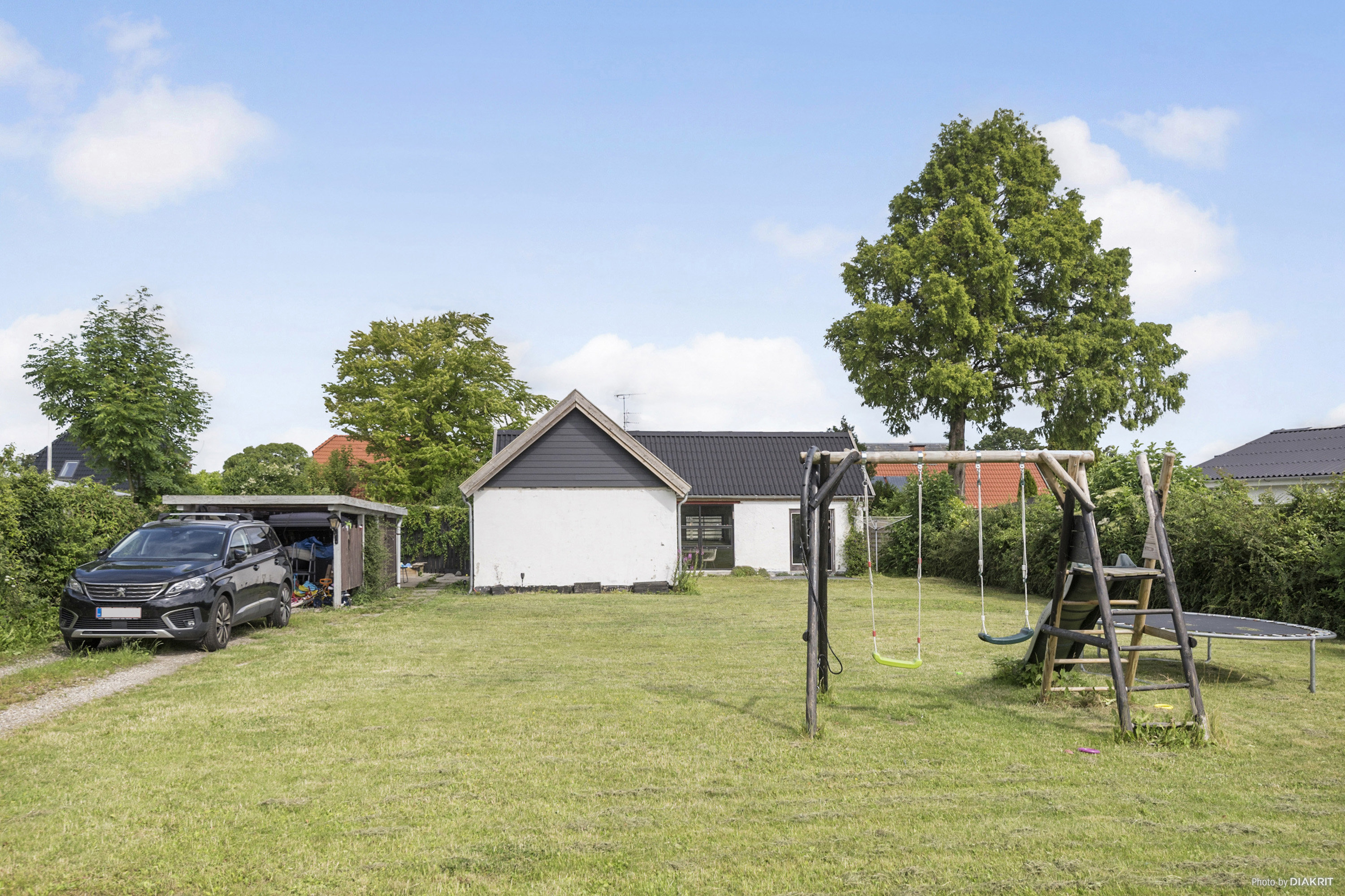 Fremhævet ejendommen billede i fuldskærmstilstand. Billede af Hasselvej 2, 4623 Lille Skensved