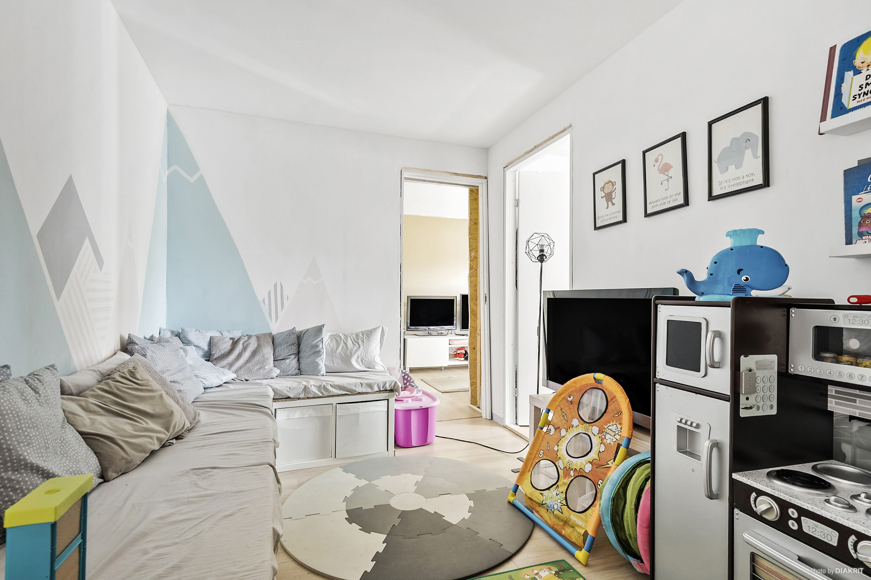 Fremhævet børneværelse billede i fuldskærmstilstand. Billede af Hasselvej 2, 4623 Lille Skensved