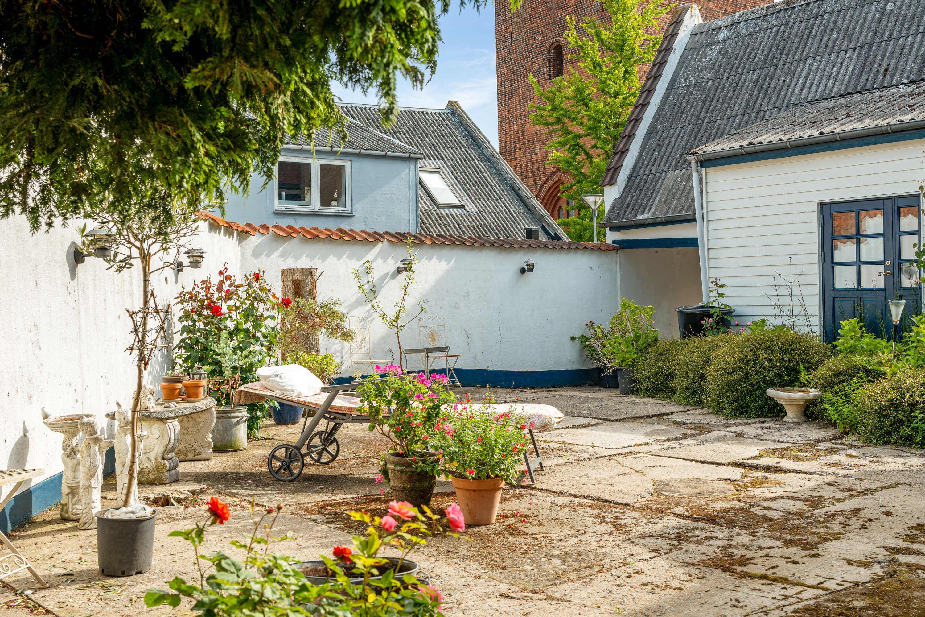 Fremhævet terrasse billede i fuldskærmstilstand. Billede af Kirkestræde 1, 4990 Sakskøbing