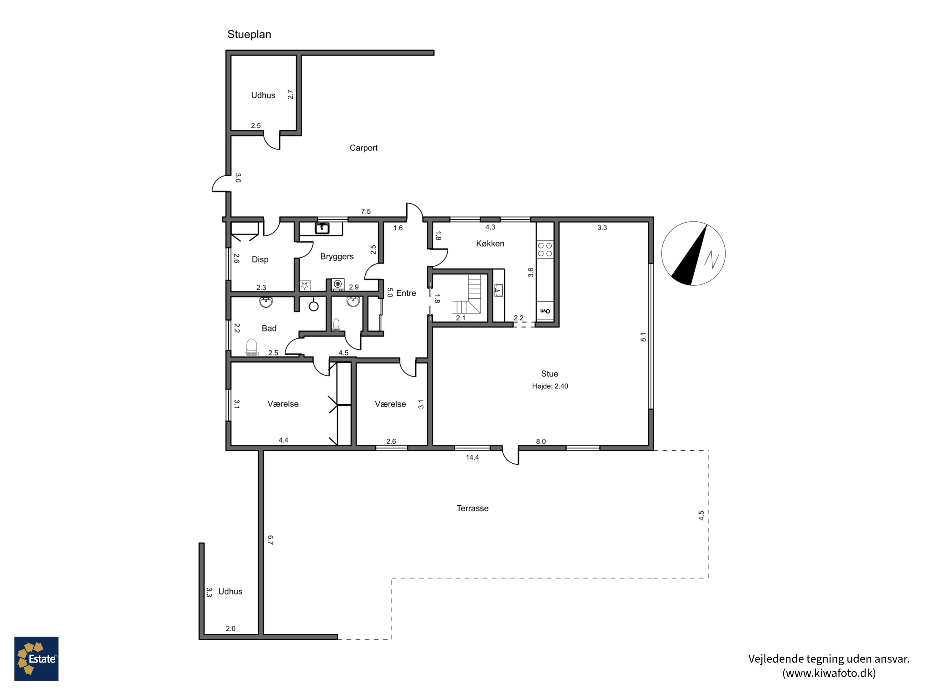 Plantegninger billede af Bresemanns Allé 67, 4900 Nakskov