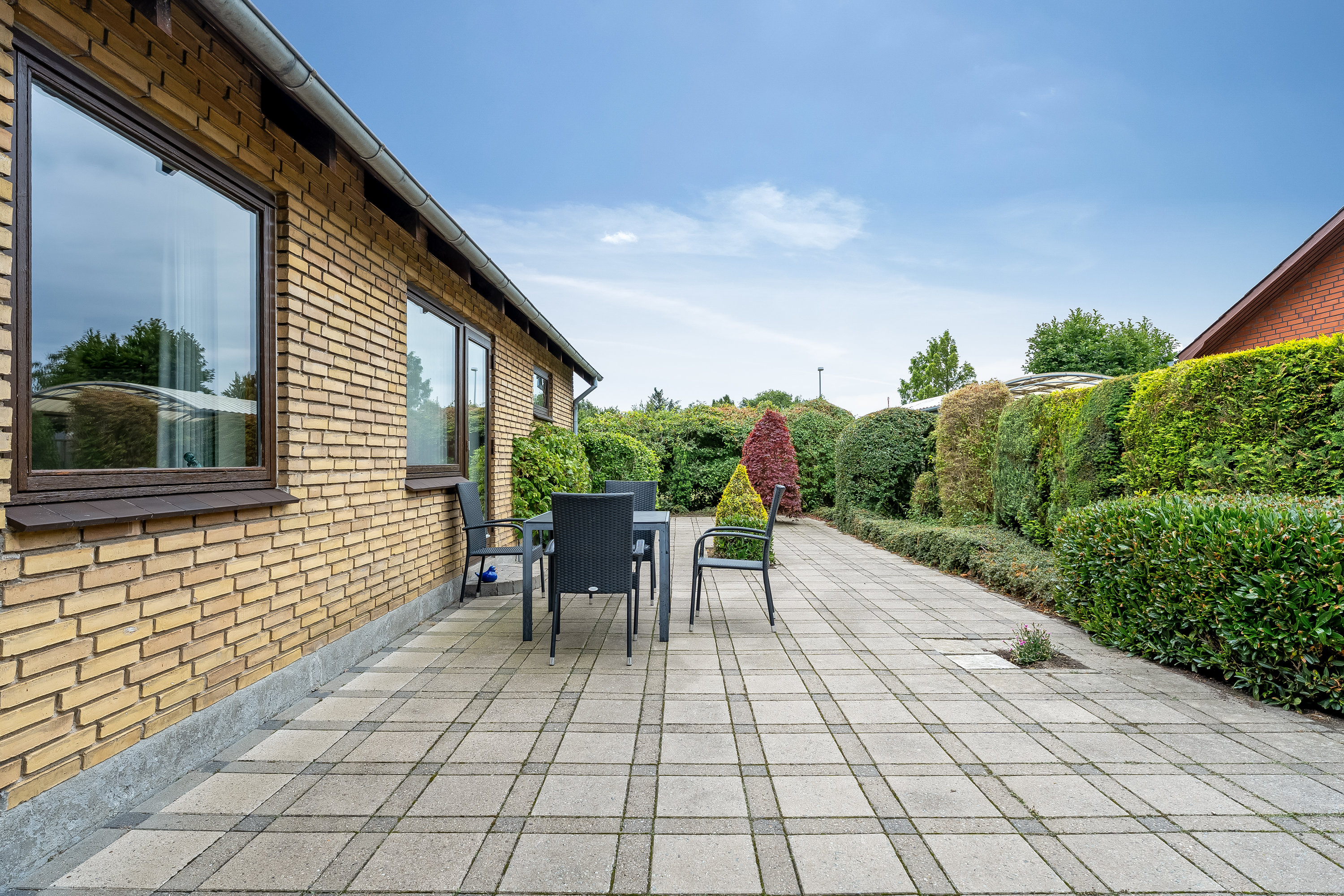 Fremhævet terrasse billede i fuldskærmstilstand. Billede af Bresemanns Allé 67, 4900 Nakskov