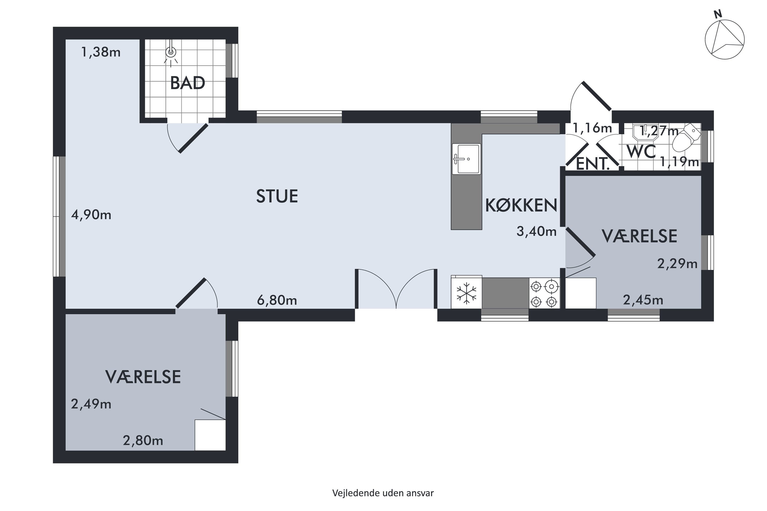 Plantegninger billede af Østerbyvej 66, Østerby, 6470 Sydals