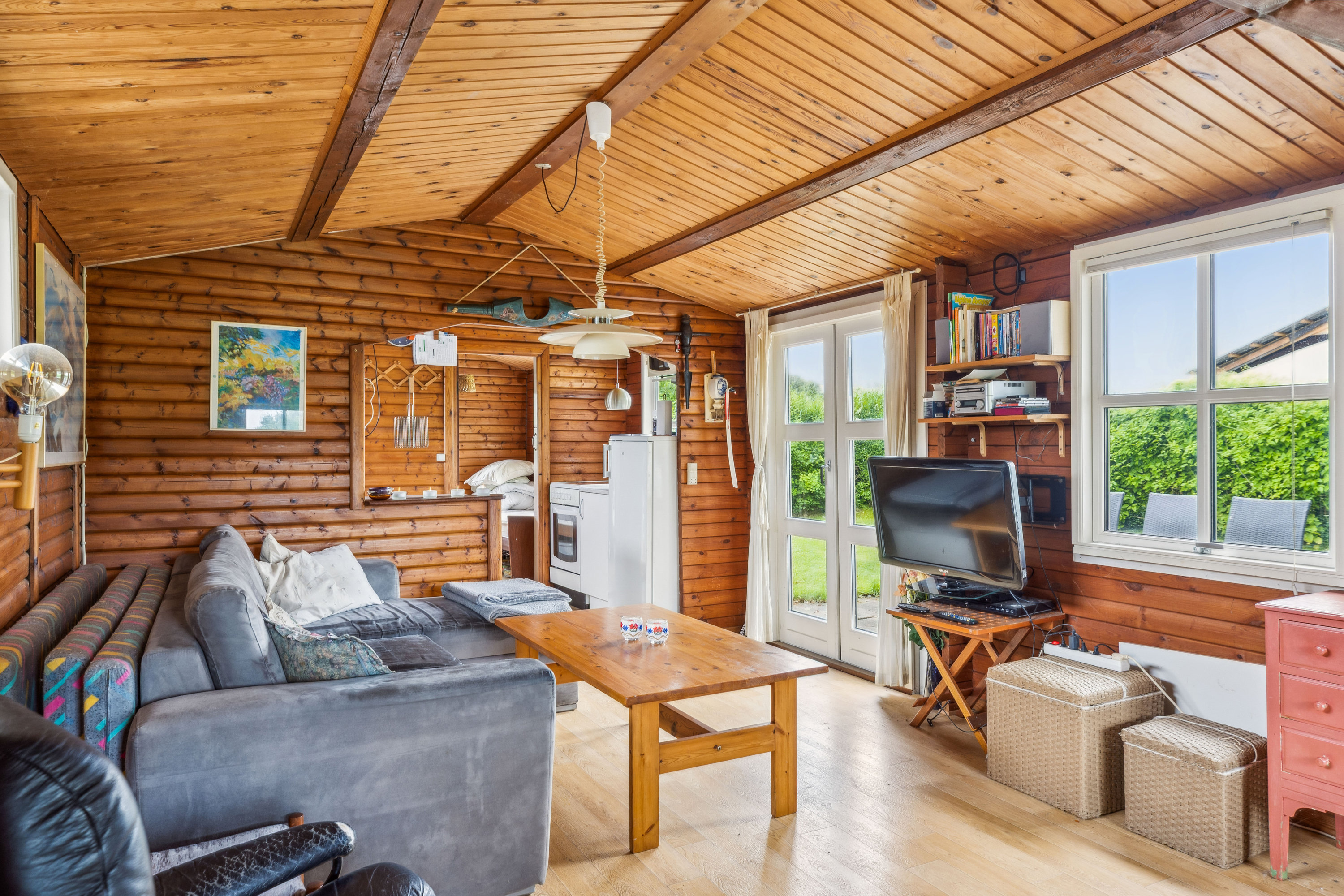 Fremhævet stue billede i fuldskærmstilstand. Billede af Østerbyvej 66, Østerby, 6470 Sydals