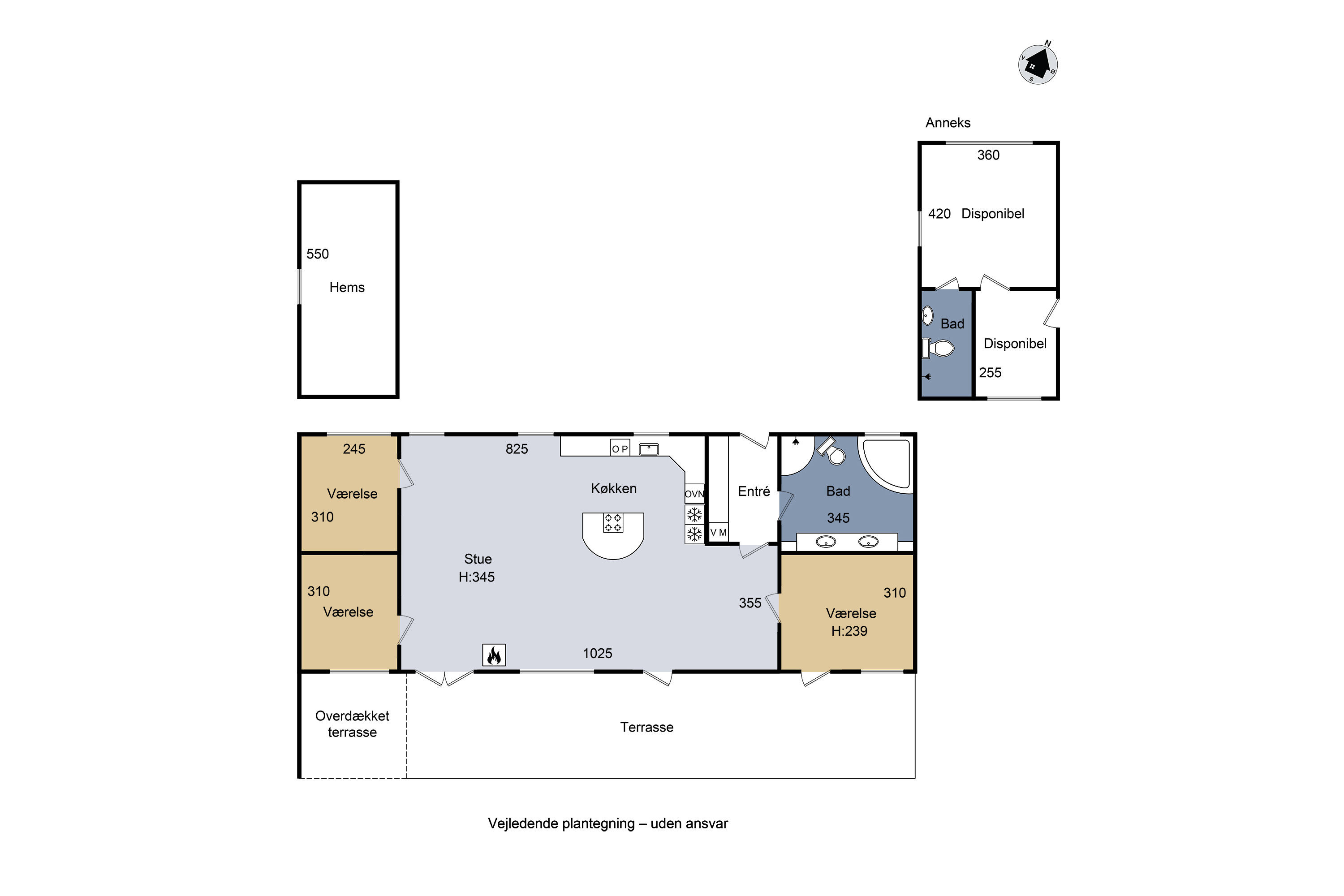 Plantegninger billede af Asgers Lyng 16, Overby Lyng, 4583 Sjællands Odde