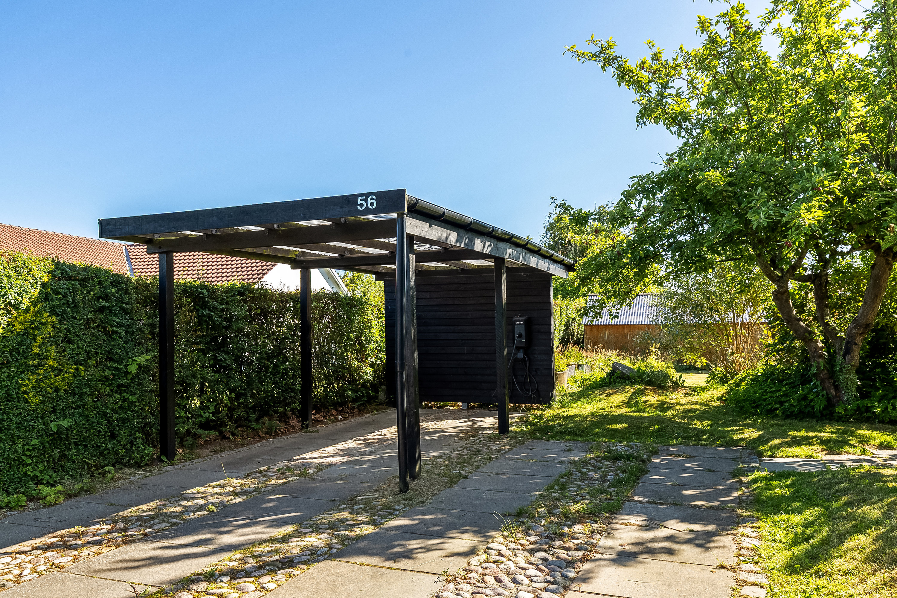 Fremhævet carport billede i fuldskærmstilstand. Billede af Vejrmosegårds Allé 56, Snoghøj, 7000 Fredericia