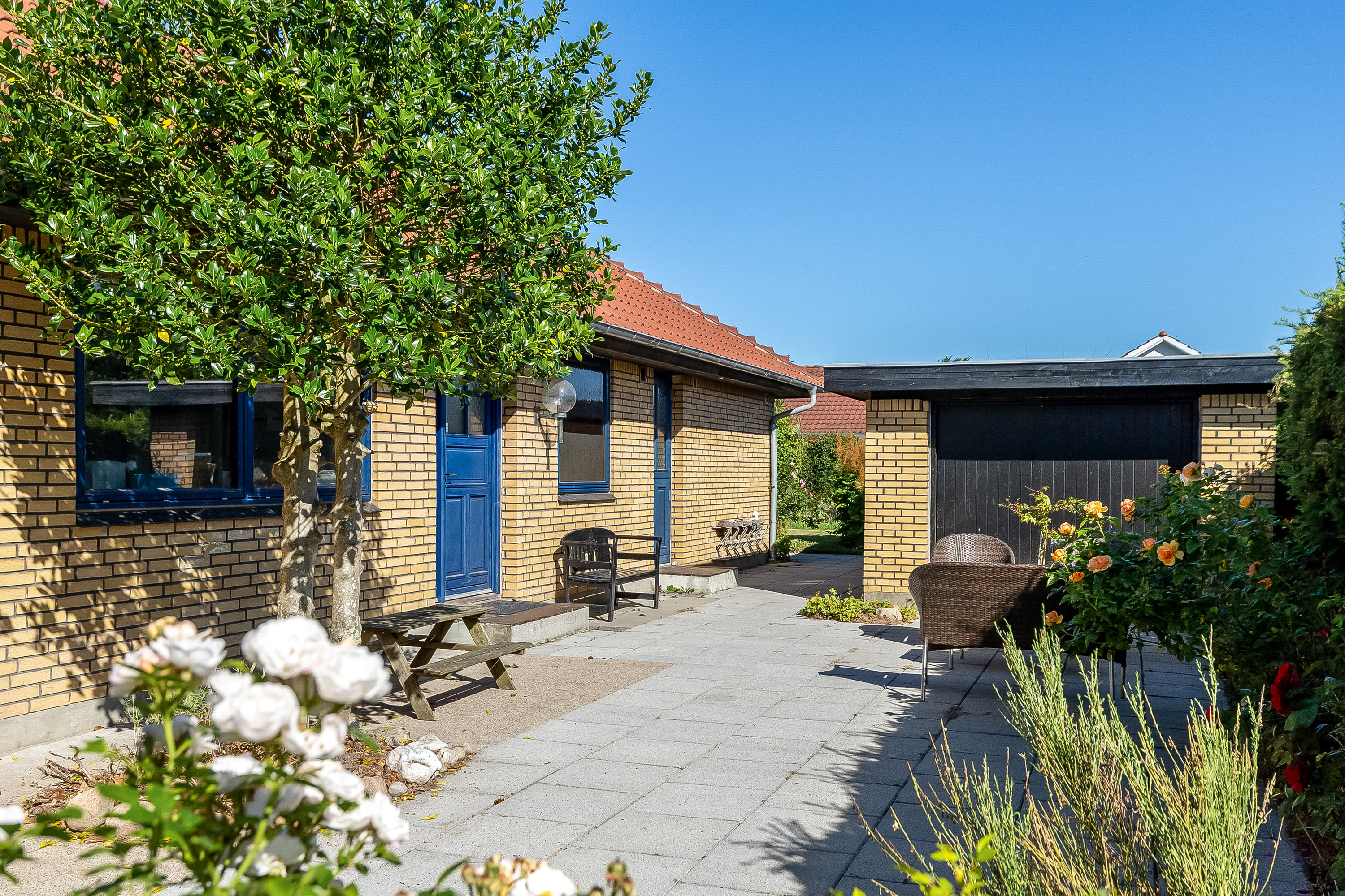Miniaturebillede 1: terrasse. Billede af Vejrmosegårds Allé 56, Snoghøj, 7000 Fredericia