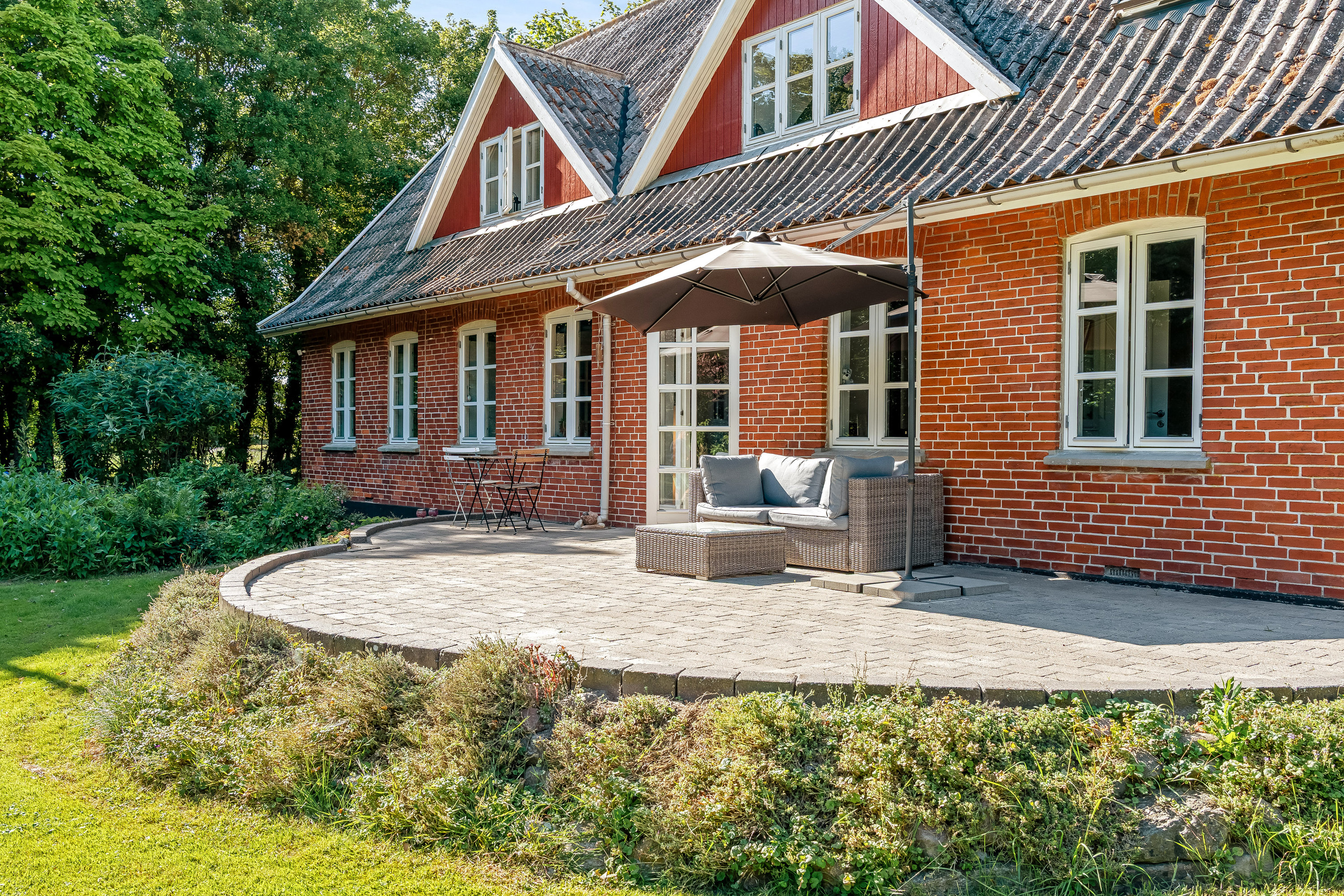 Fremhævet terrasse billede i fuldskærmstilstand. Billede af Tillitse Kirkevej 5, 4983 Dannemare