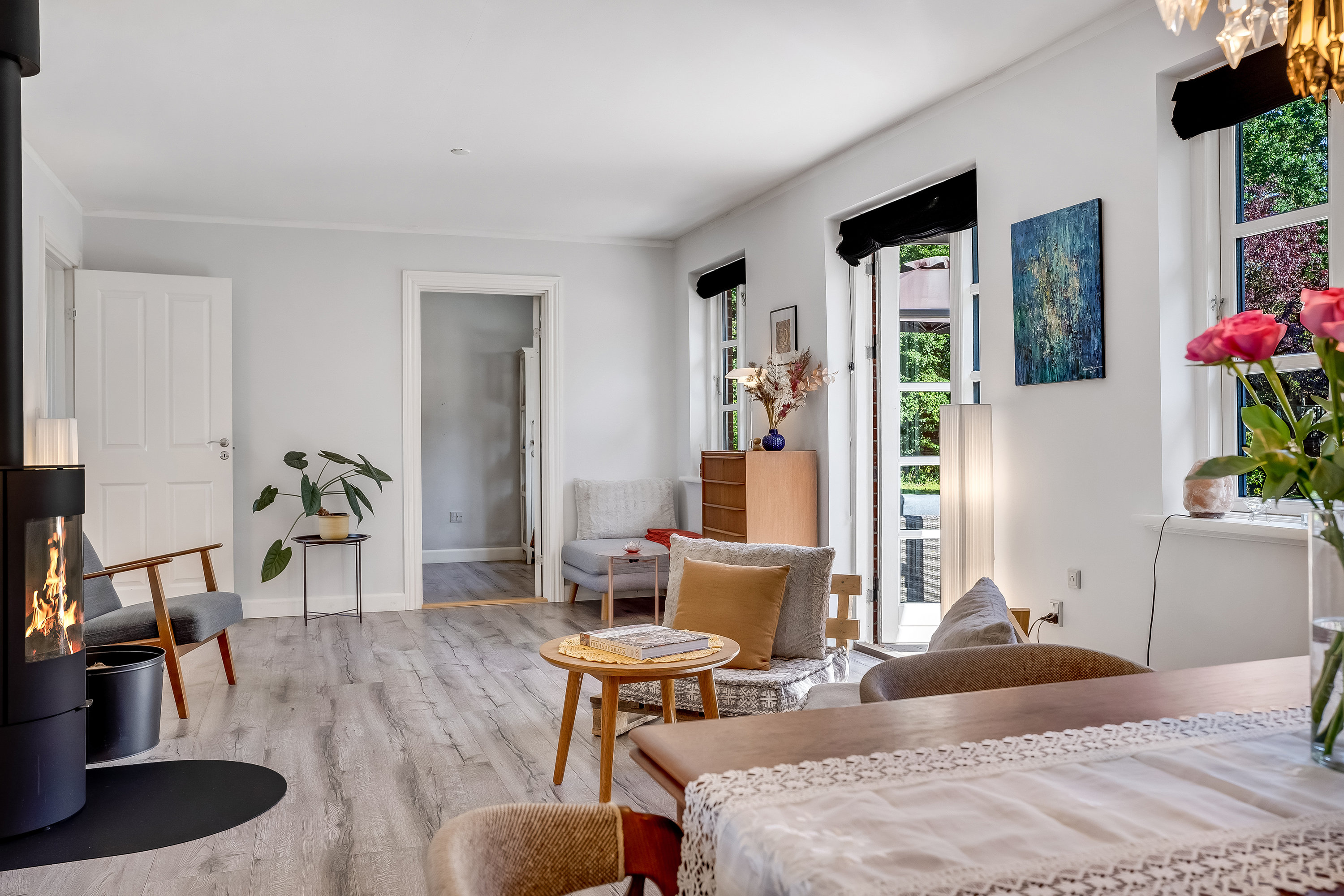 Fremhævet stue billede i fuldskærmstilstand. Billede af Tillitse Kirkevej 5, 4983 Dannemare