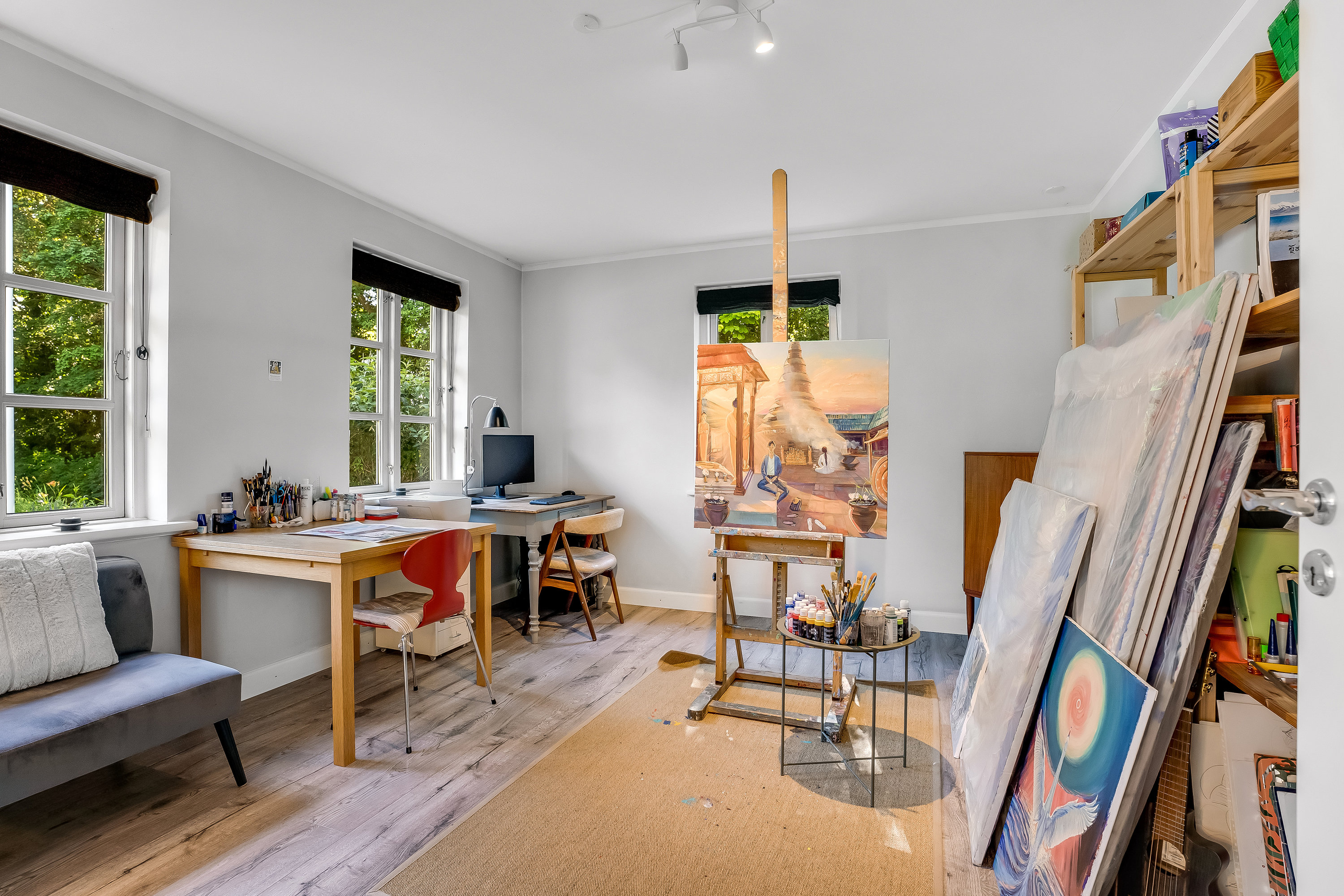 Fremhævet stue billede i fuldskærmstilstand. Billede af Tillitse Kirkevej 5, 4983 Dannemare