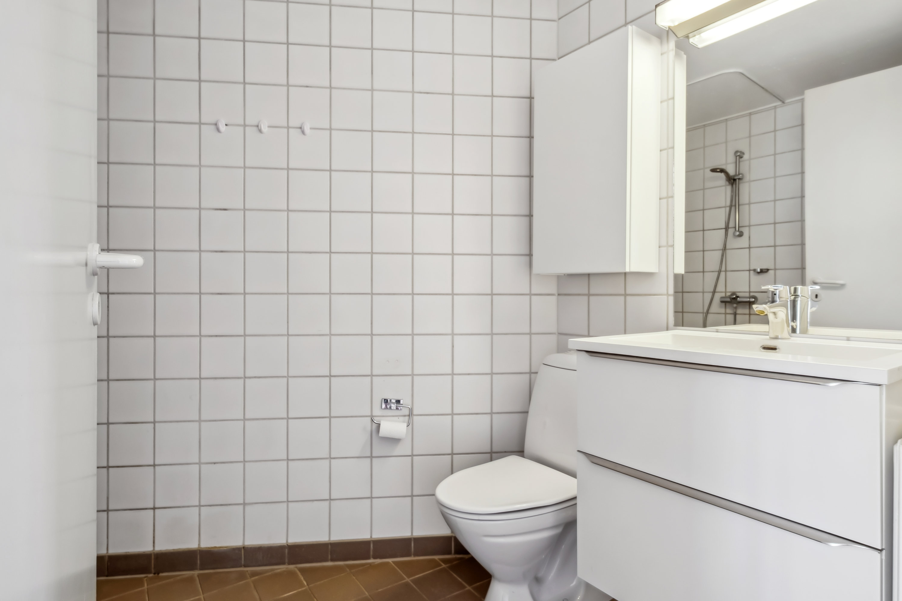 Fremhævet badeværelse billede i fuldskærmstilstand. Billede af Ribersgade 8, 2. tv., Midtbyen, 8700 Horsens