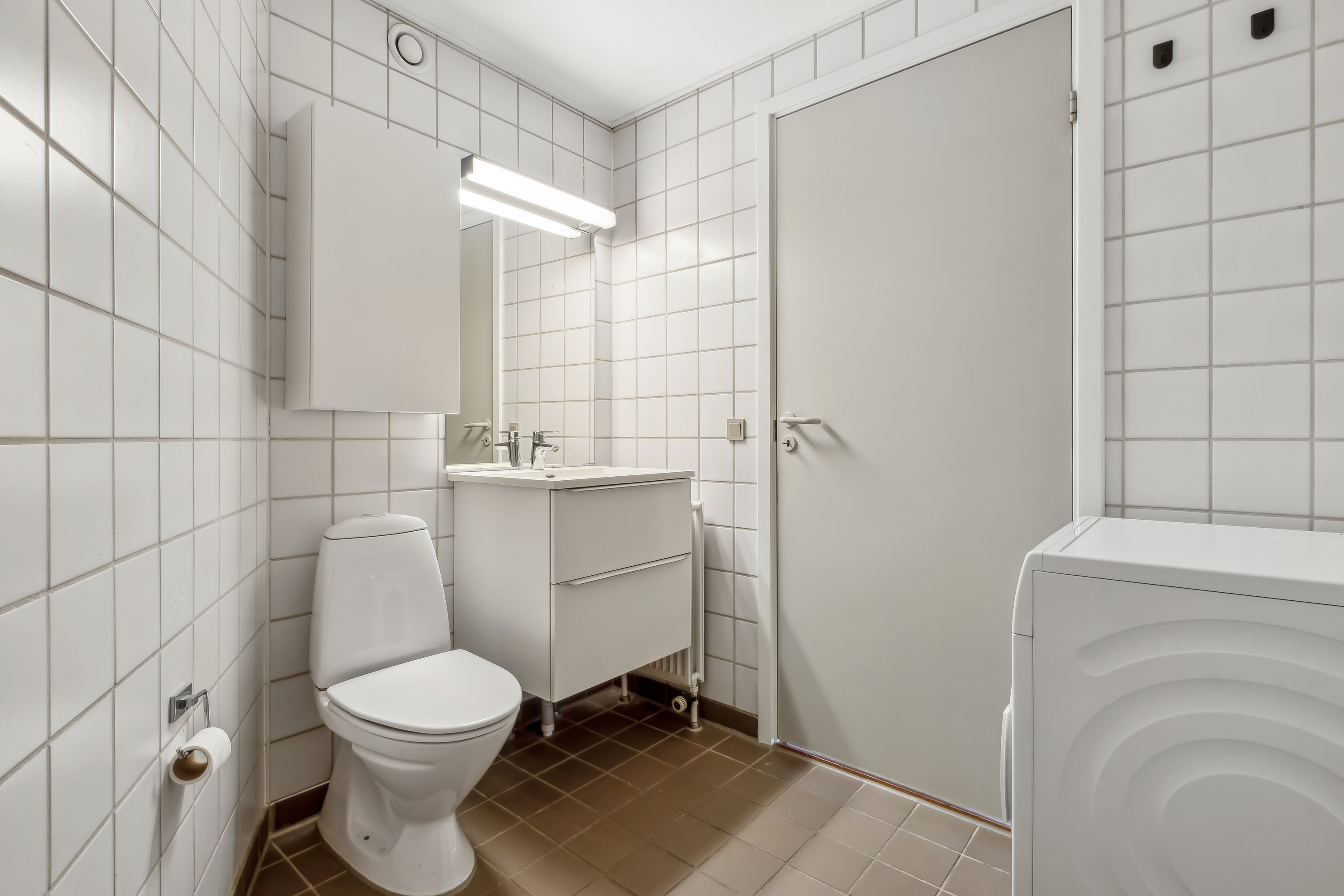 Fremhævet badeværelse billede i fuldskærmstilstand. Billede af Ribersgade 8, 2. tv., Midtbyen, 8700 Horsens