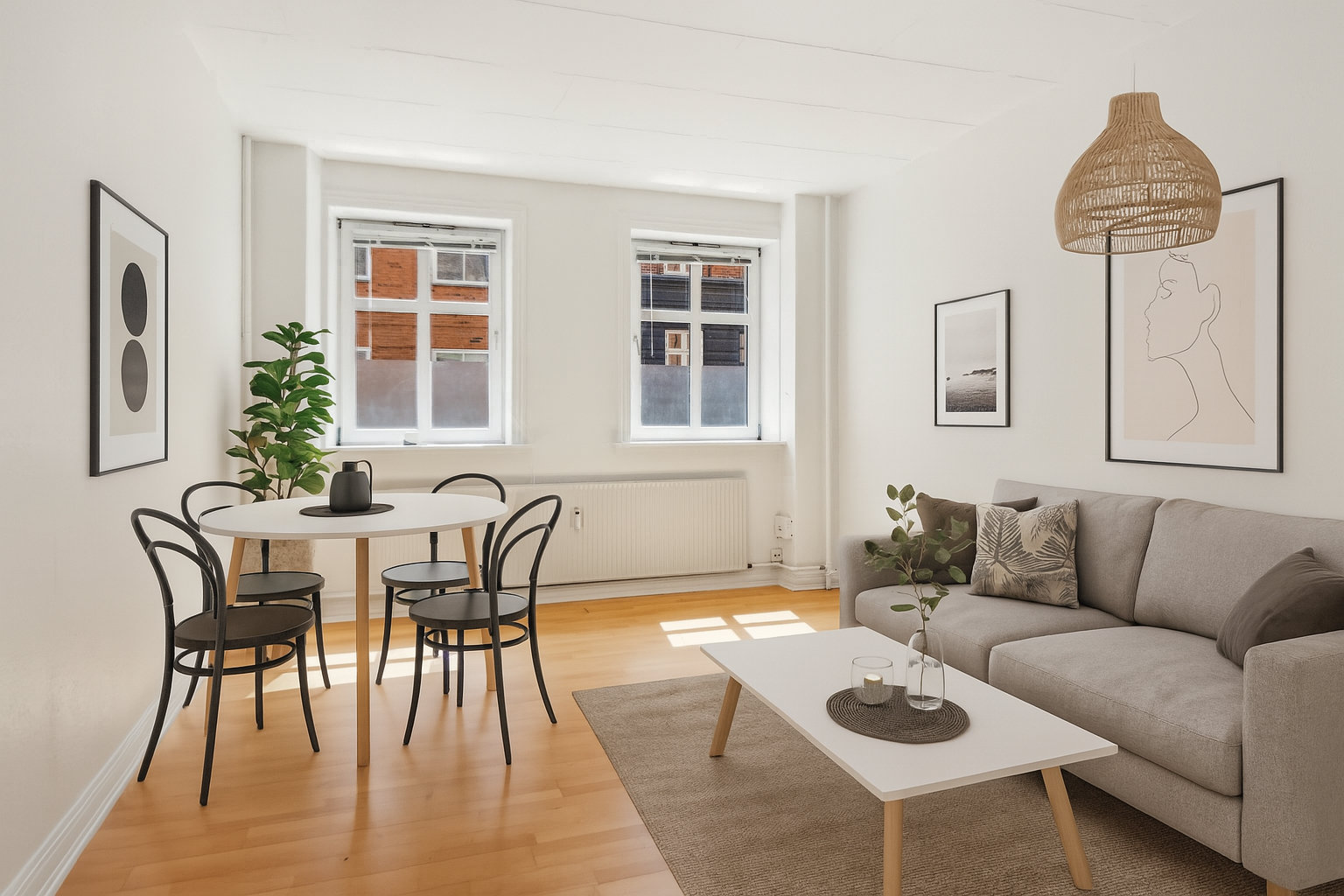 Ejerlejlighed: Indretning genereret med AI på Fredericiagade 24, st.. tv., 9000 Aalborg