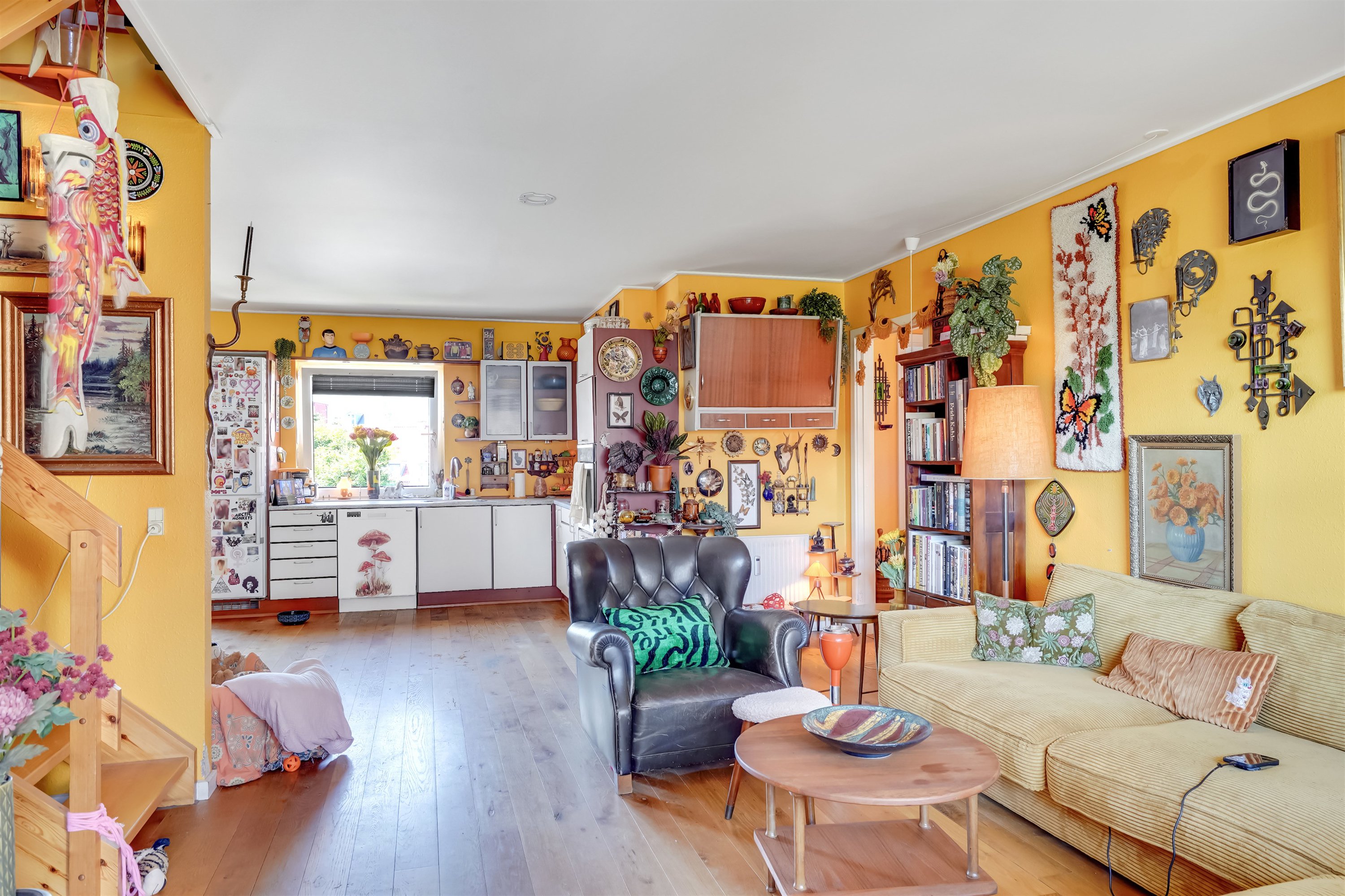 Fremhævet stue billede i fuldskærmstilstand. Billede af Willemoesgade 14, 1. 14., 6700 Esbjerg