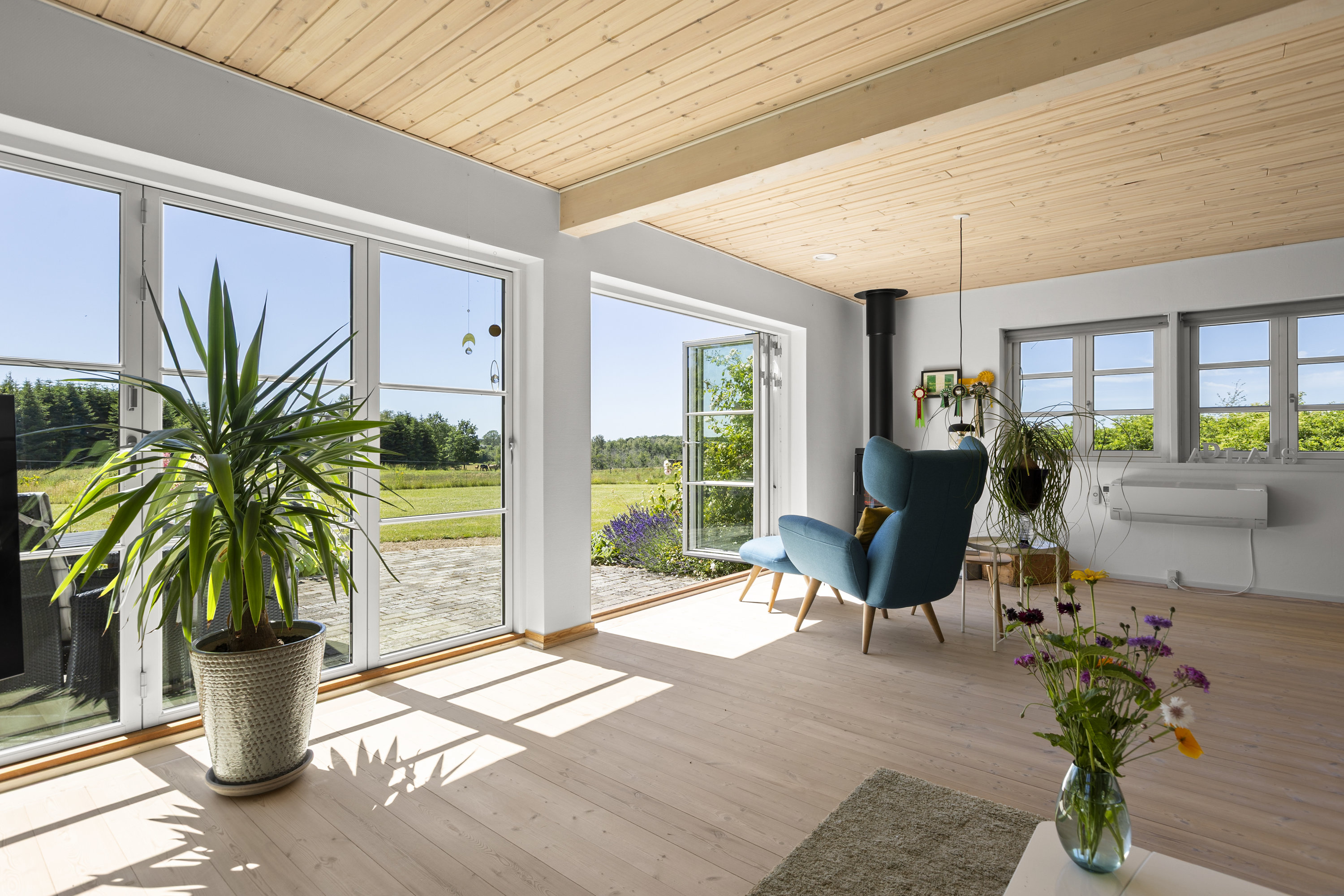 Fremhævet stue billede i fuldskærmstilstand. Billede af Allindemagle Huse 35, Allindelille, 4100 Ringsted