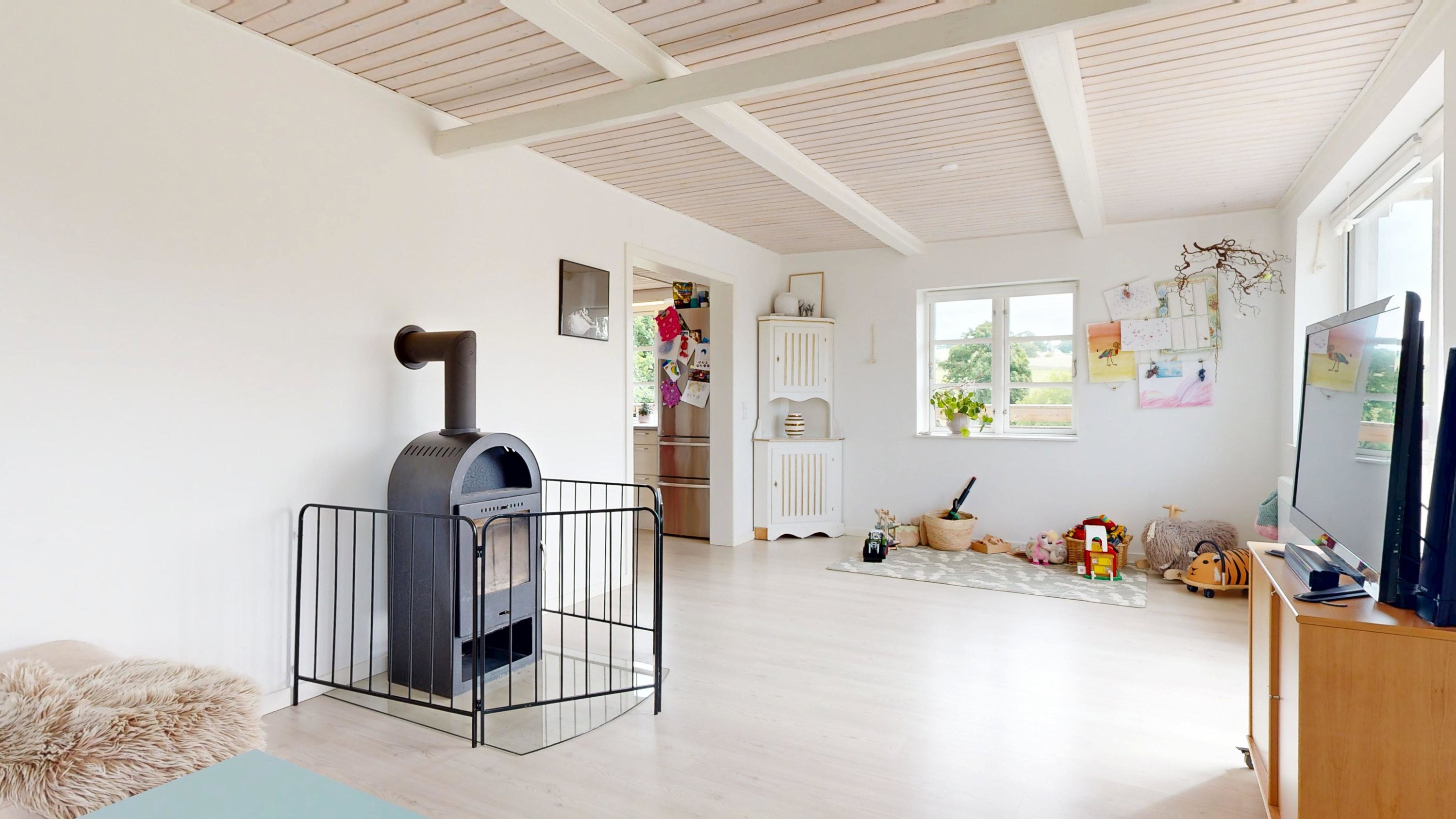 Fremhævet stue billede i fuldskærmstilstand. Billede af Ravnsøvej 66, 8680 Ry