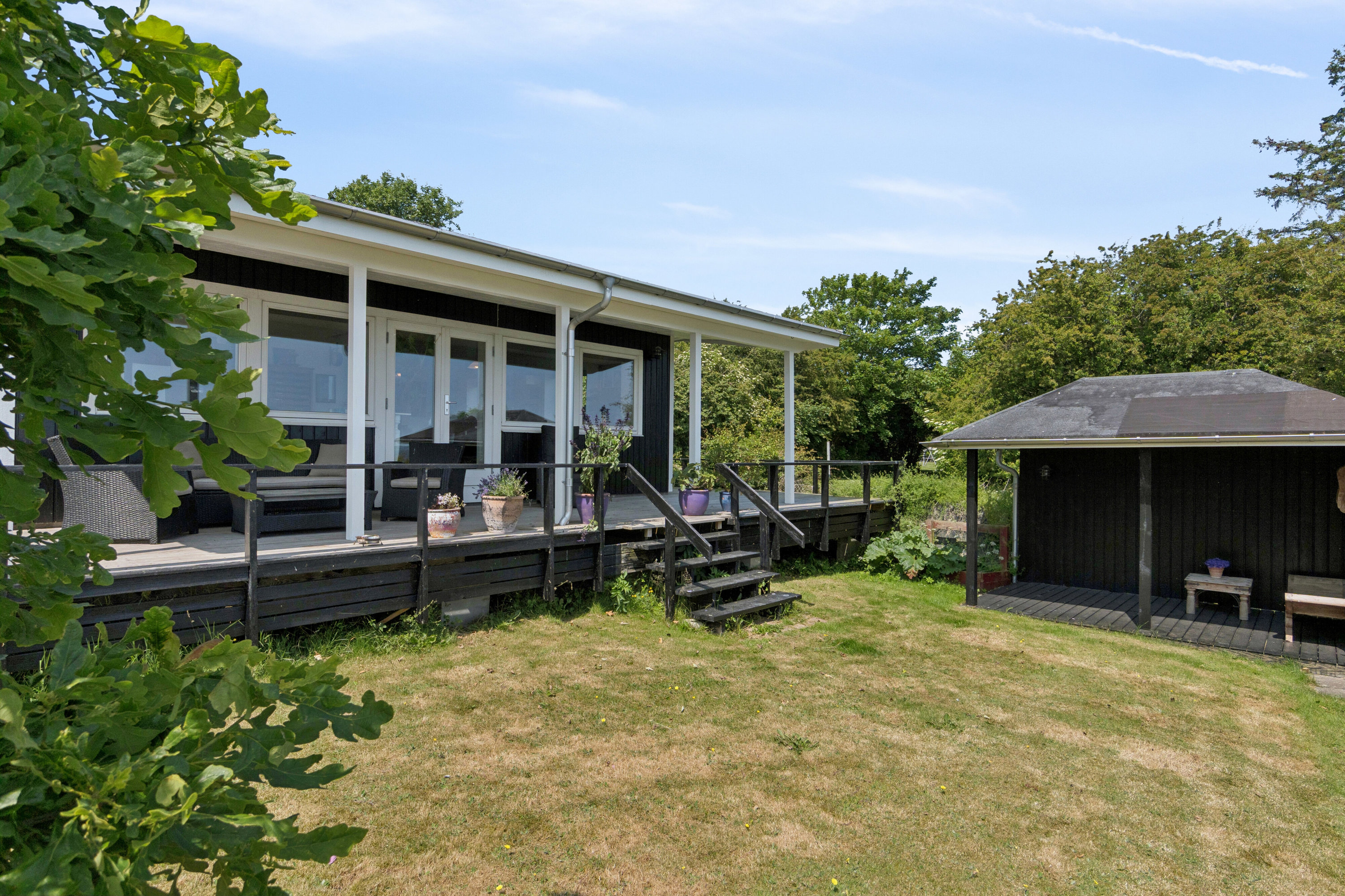 Miniaturebillede 2: set fra haven. Billede af Simons Bakke 27, Tilsted, 7700 Thisted