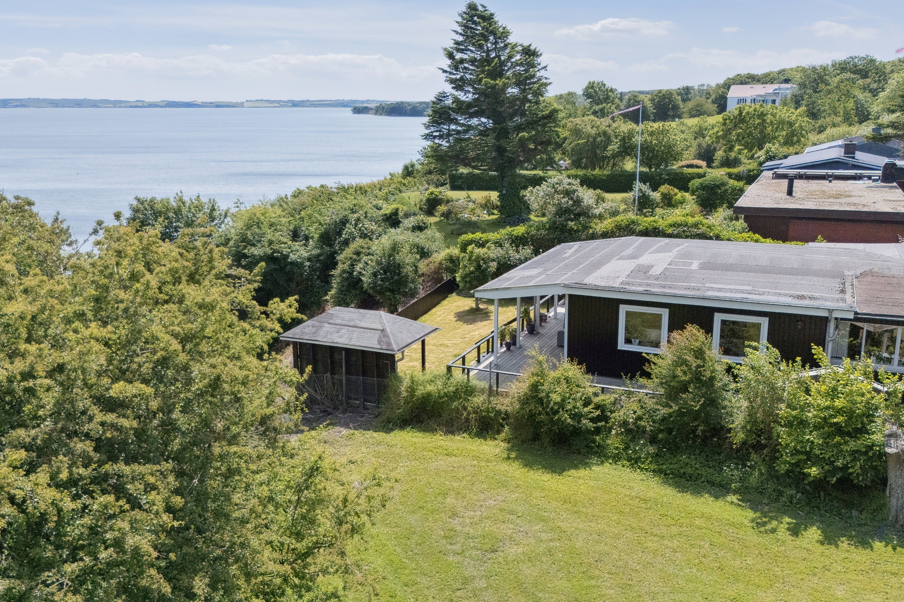 Fremhævet set fra haven billede i fuldskærmstilstand. Billede af Simons Bakke 27, Tilsted, 7700 Thisted