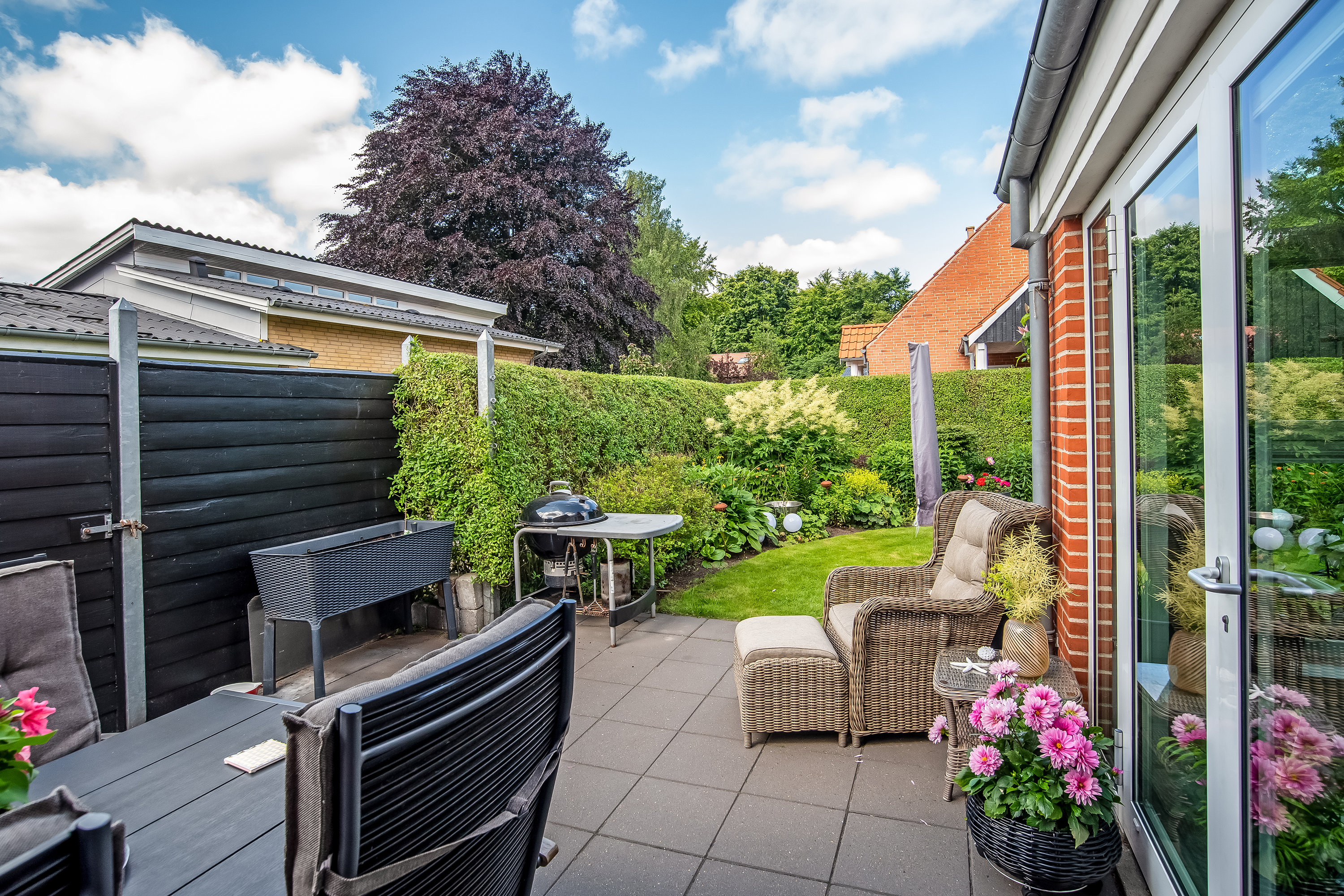 Fremhævet terrasse billede i fuldskærmstilstand. Billede af Skjernvej 112A, 7500 Holstebro