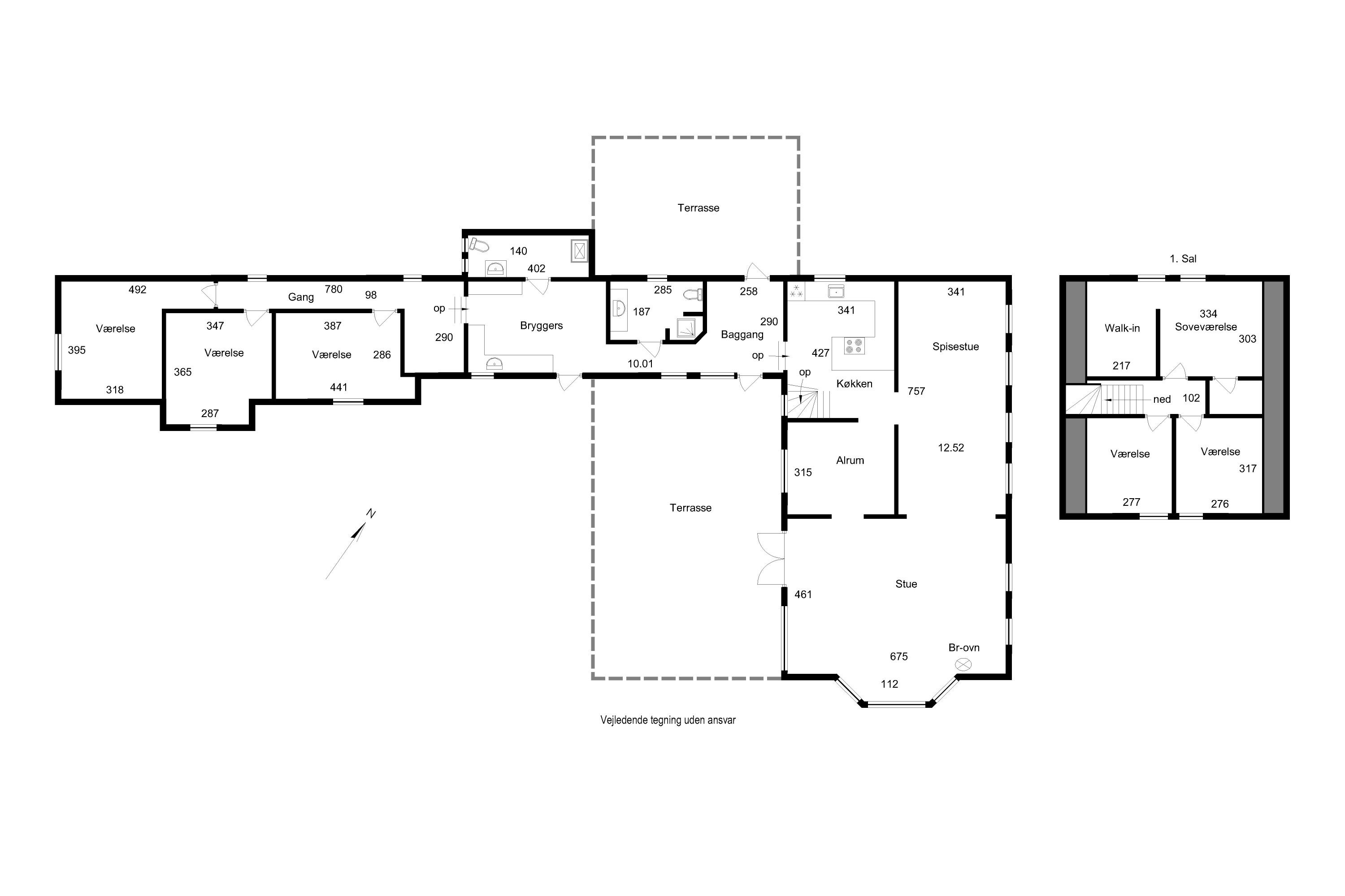 Plantegninger billede af Søndergade 163, Lunghøj, 5591 Gelsted