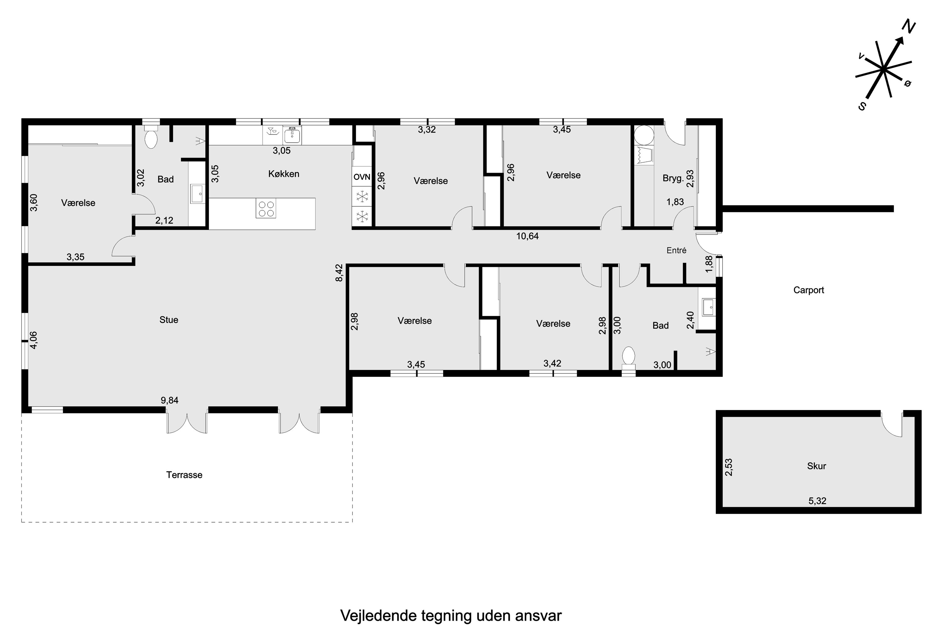Plantegninger billede af Engvangen 11, 8520 Lystrup