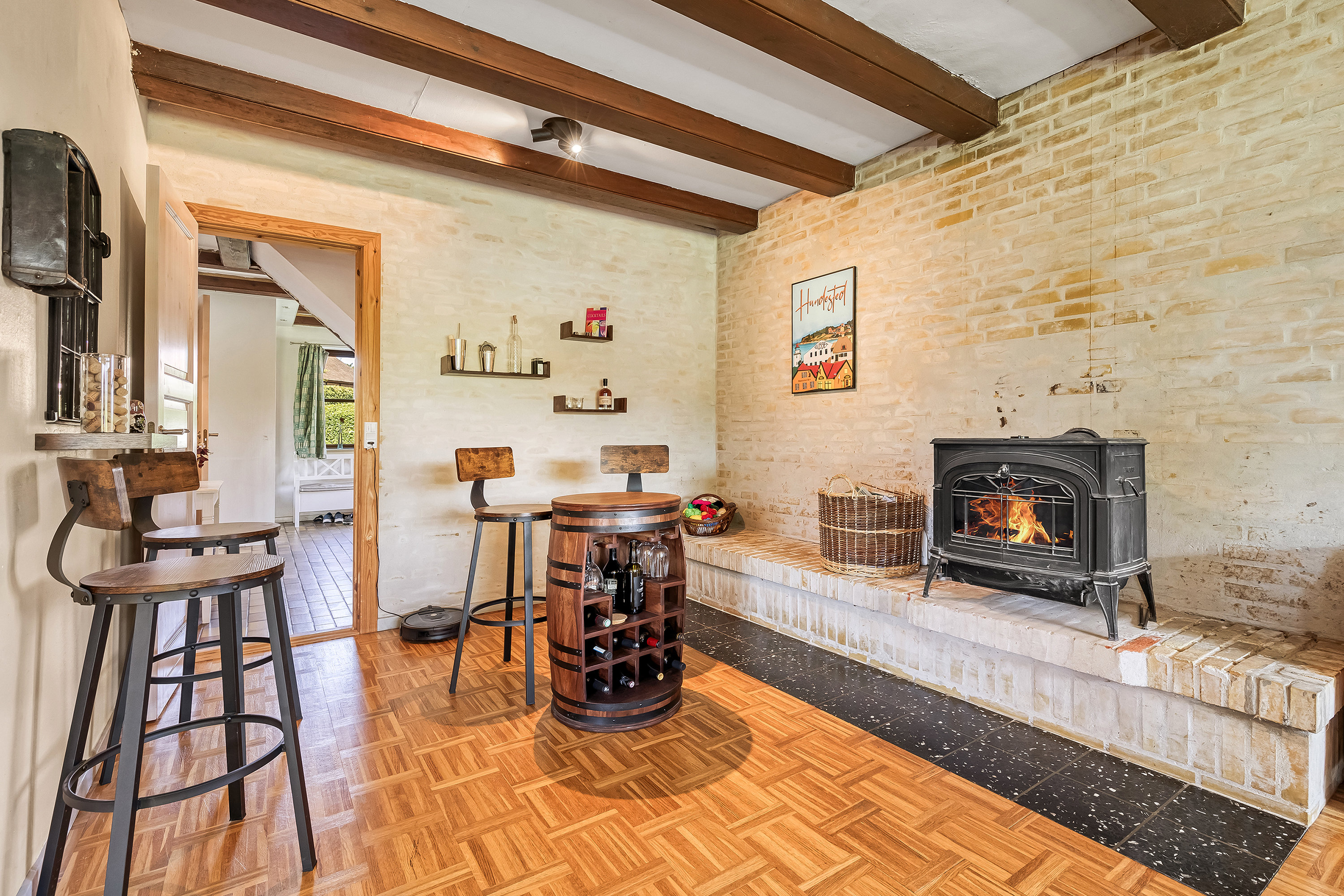 Fremhævet stue billede i fuldskærmstilstand. Billede af Solskrænten 2, Lynæs, 3390 Hundested