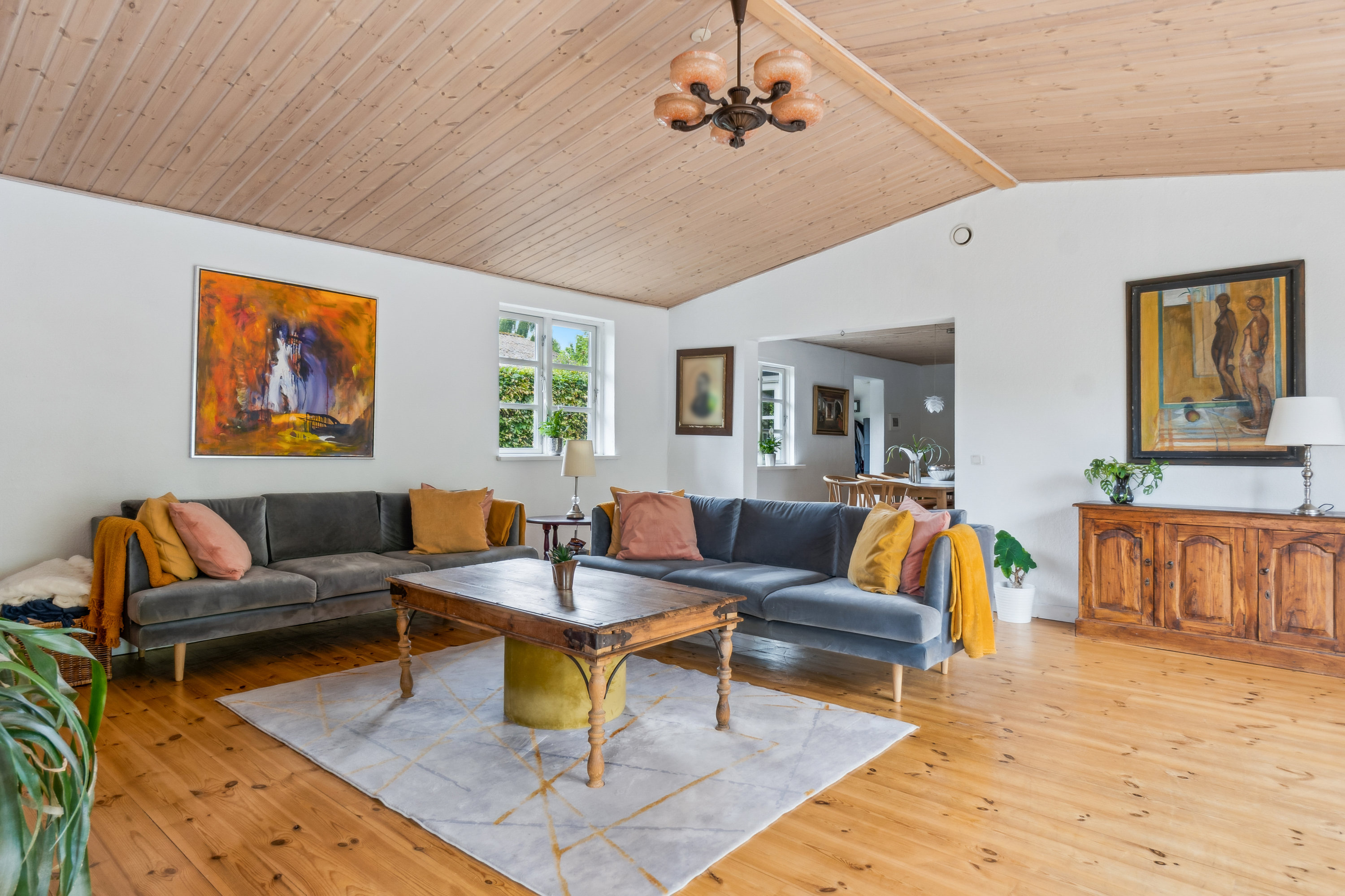 Villa: Stue på Lærkevænget 1, 4291 Ruds Vedby