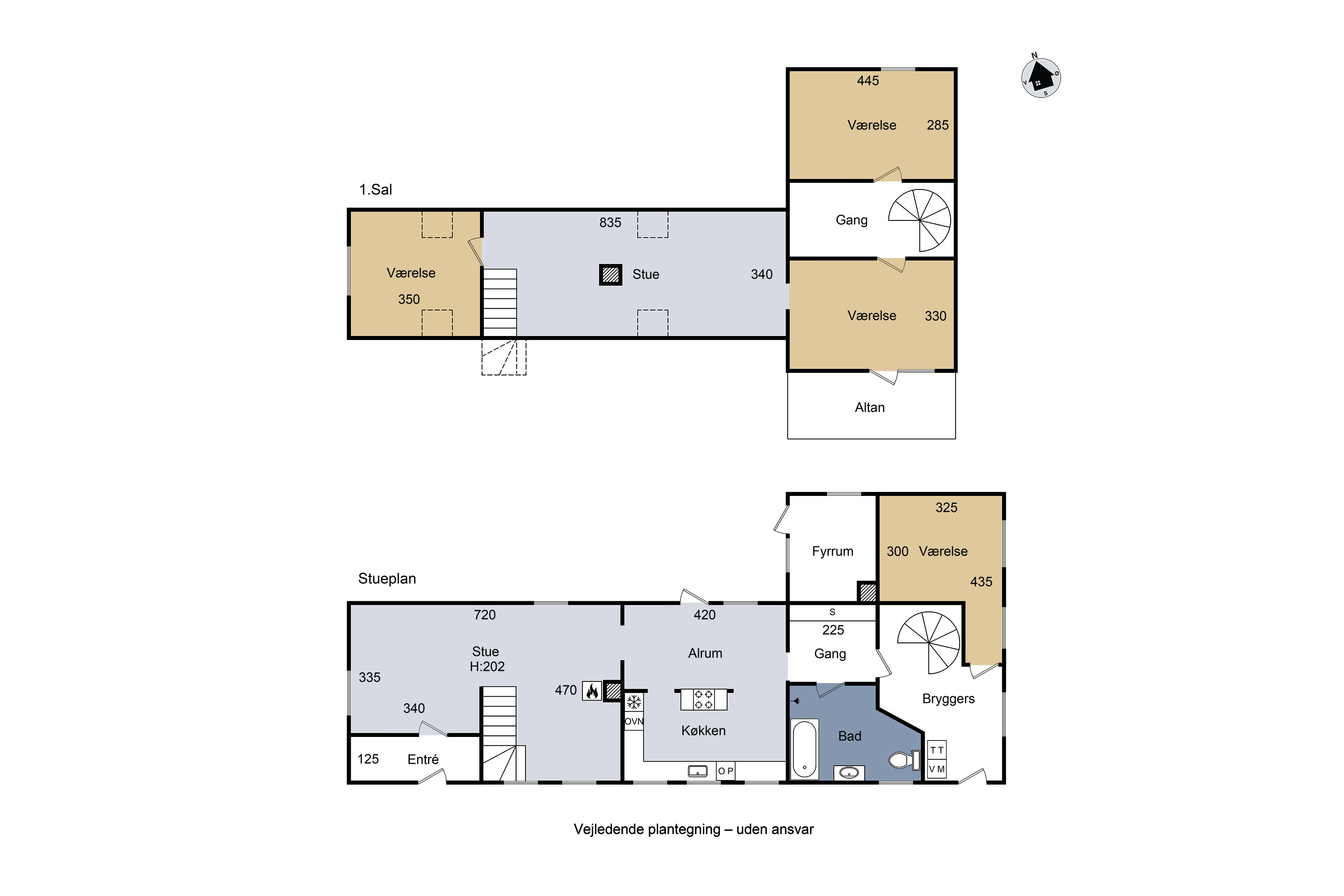 Plantegninger billede af Kallerupvej 158, 4400 Kalundborg
