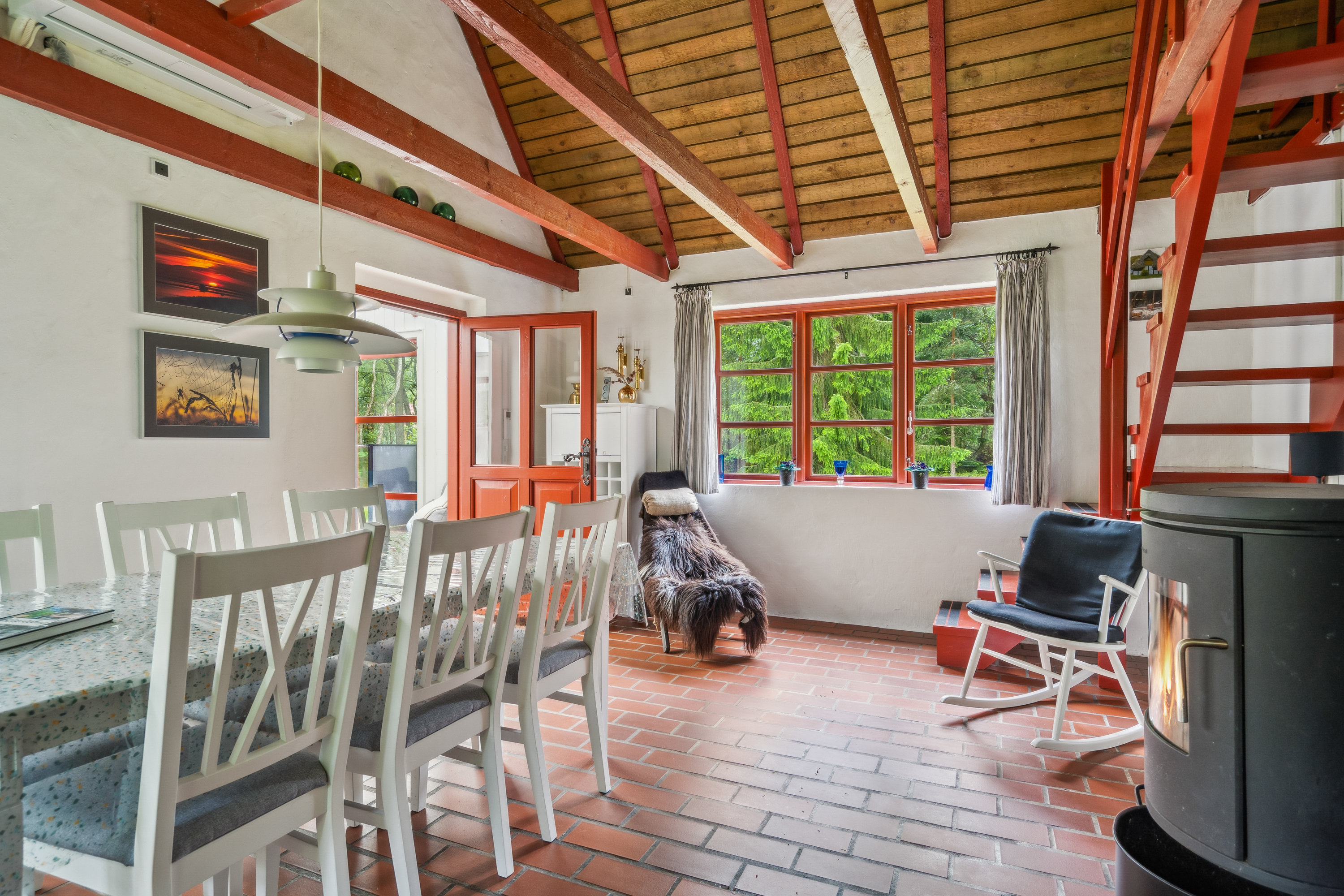 Fremhævet stue billede i fuldskærmstilstand. Billede af Vibestien 11, Byrum, 9940 Læsø