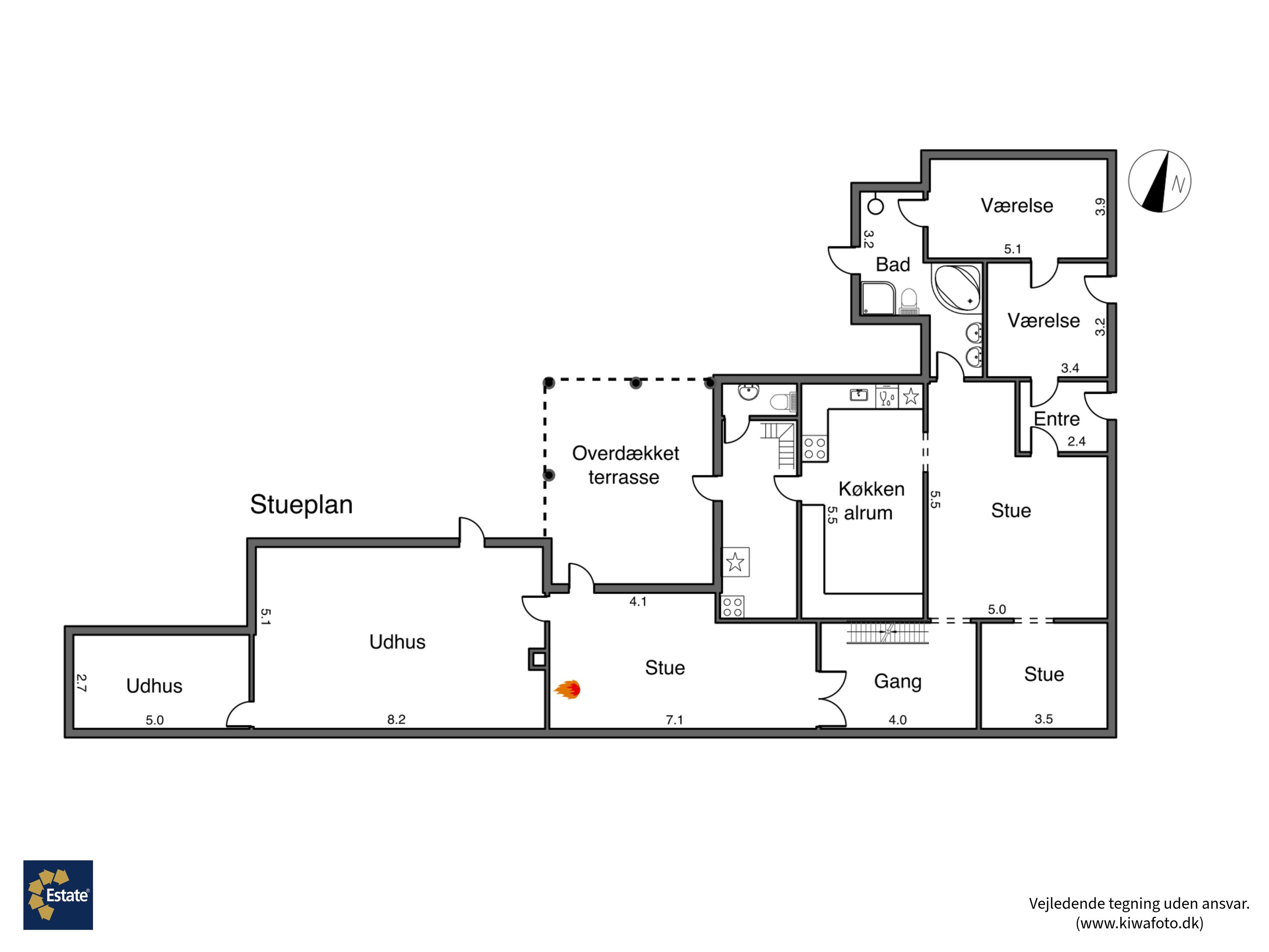 Plantegninger billede af Kirkestræde 1, 4990 Sakskøbing