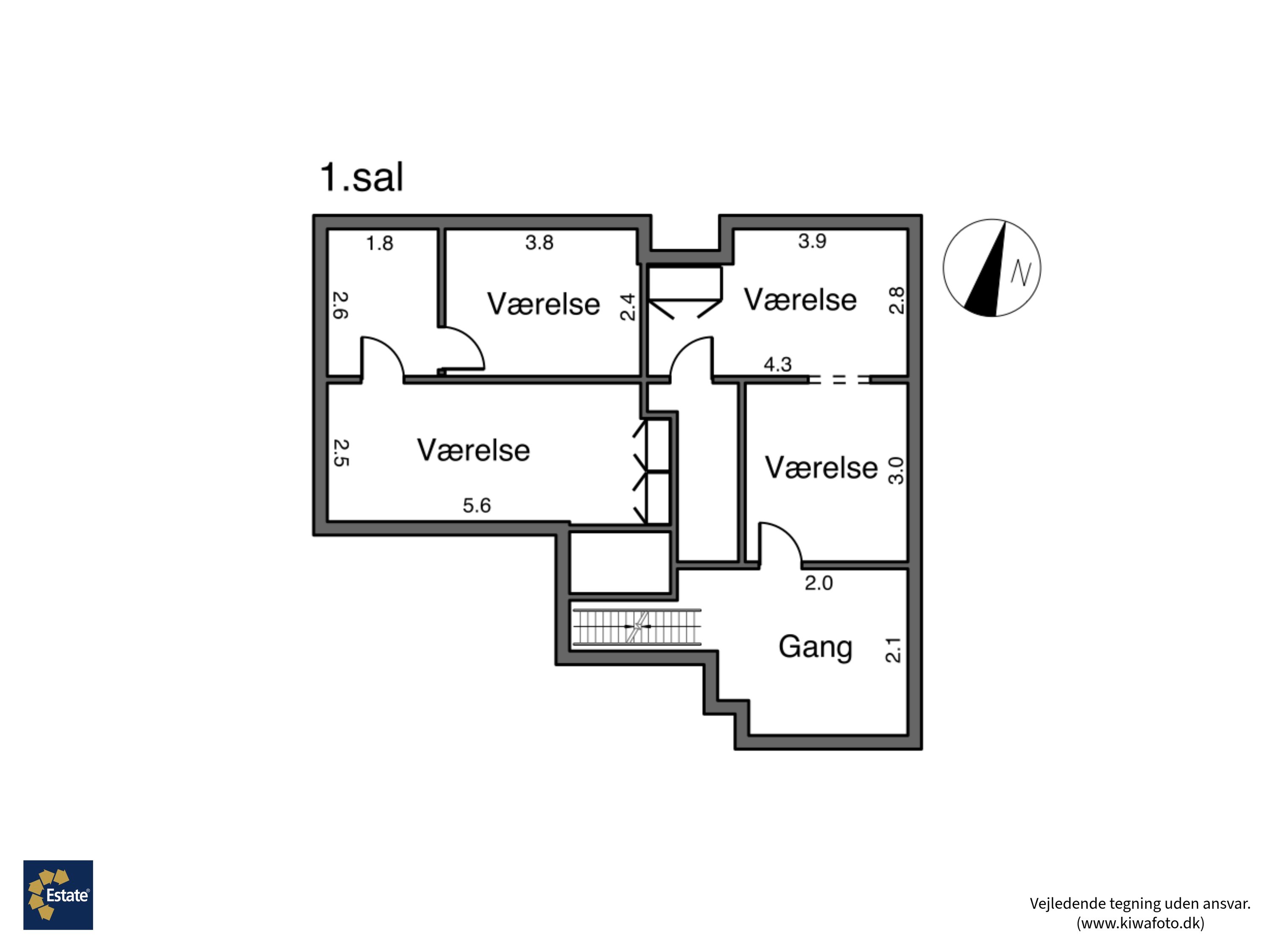 Plantegninger billede af Kirkestræde 1, 4990 Sakskøbing