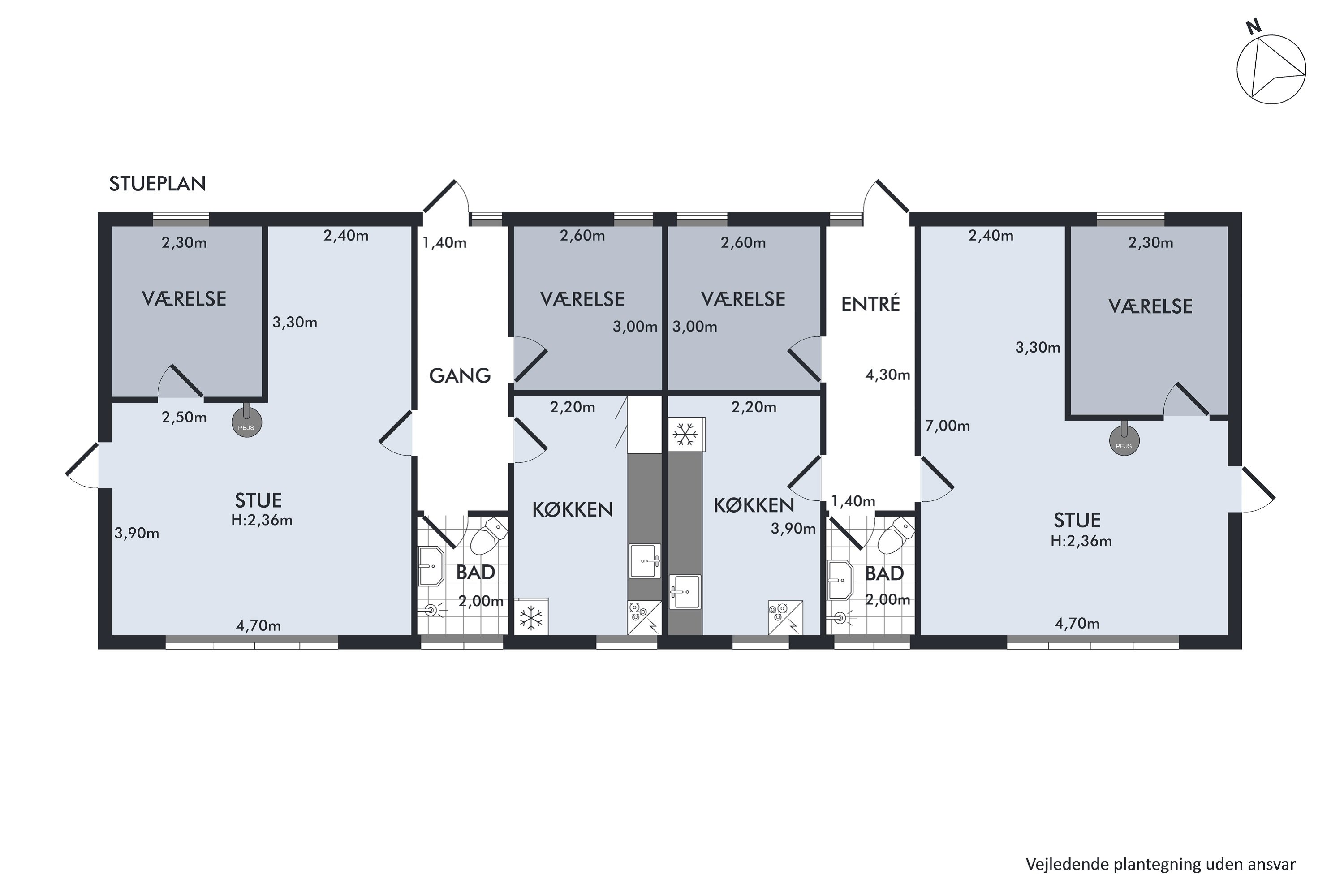 Plantegninger billede af Starbækvej 2A, Vesterø, 9940 Læsø