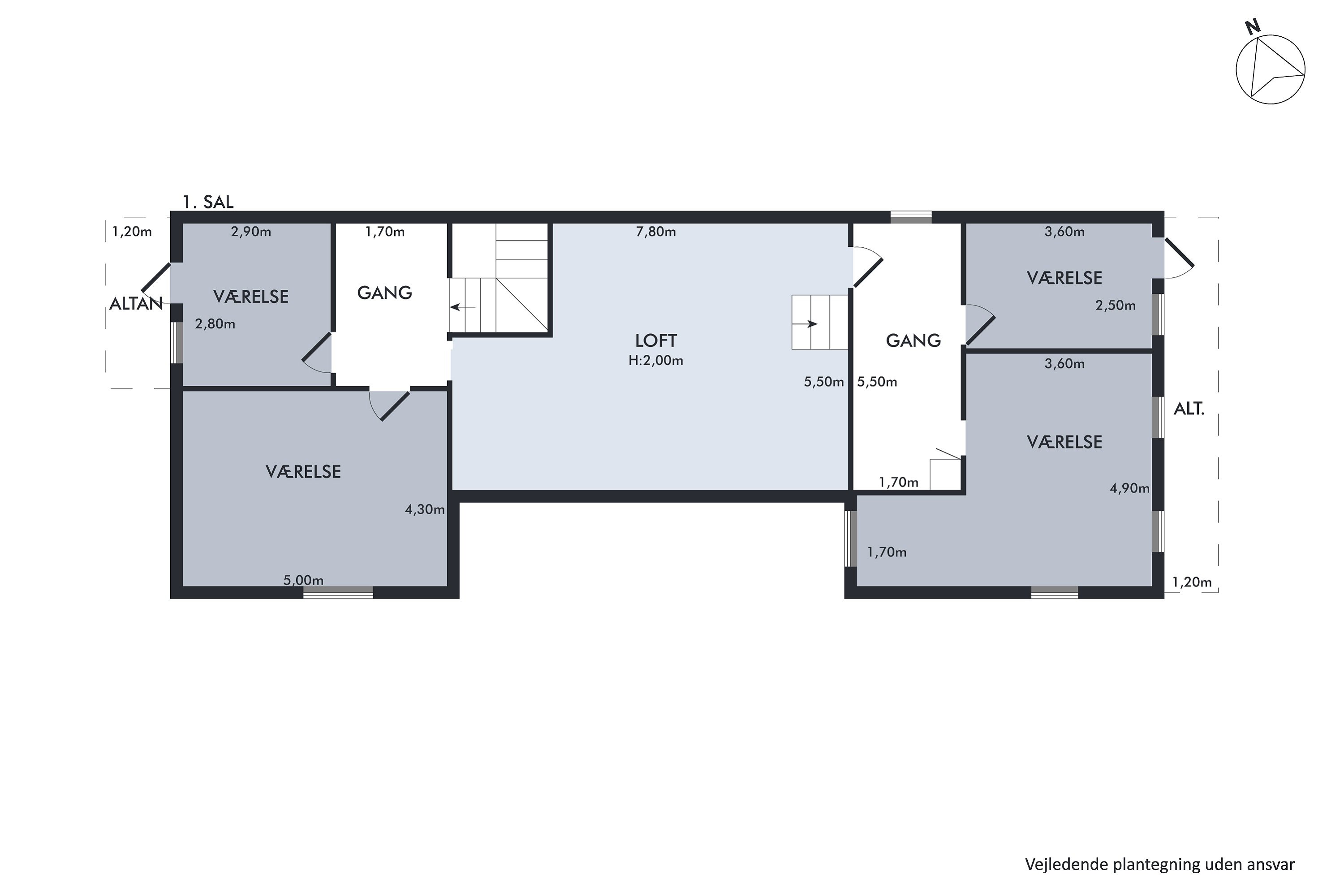 Plantegninger billede af Starbækvej 2A, Vesterø, 9940 Læsø