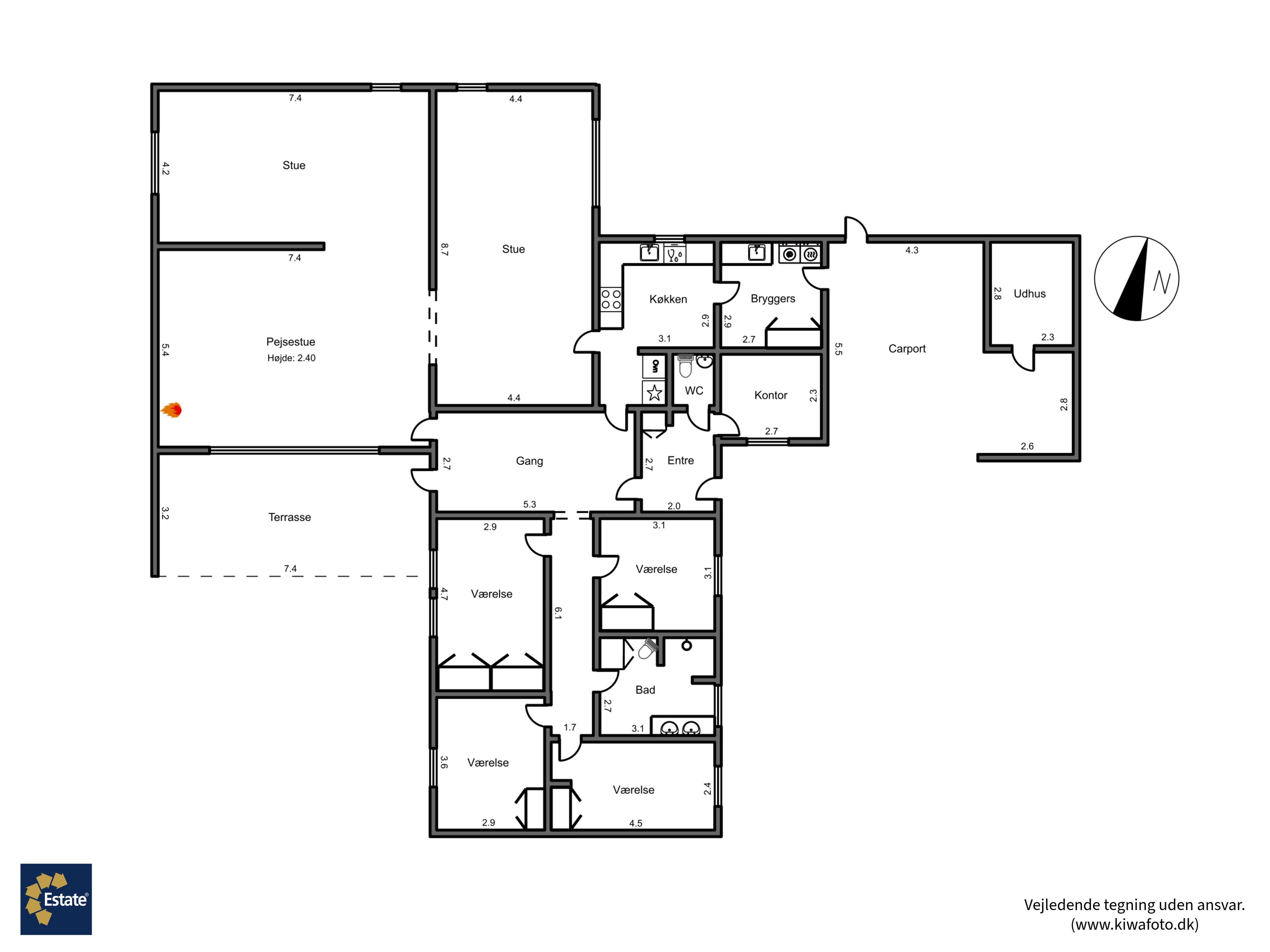 Plantegninger billede af Valmuevej 7, 4900 Nakskov