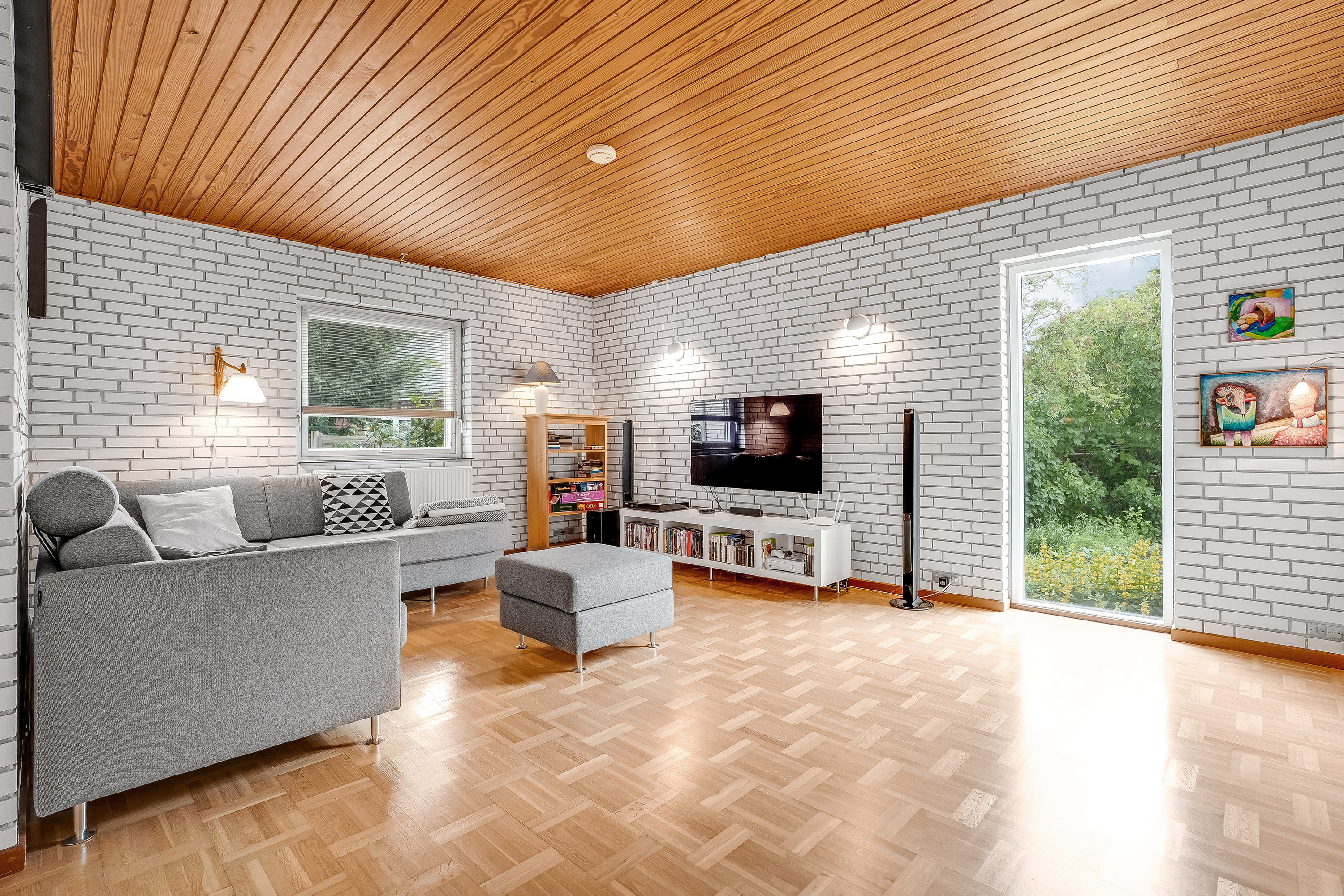 Fremhævet stue billede i fuldskærmstilstand. Billede af Valmuevej 7, 4900 Nakskov