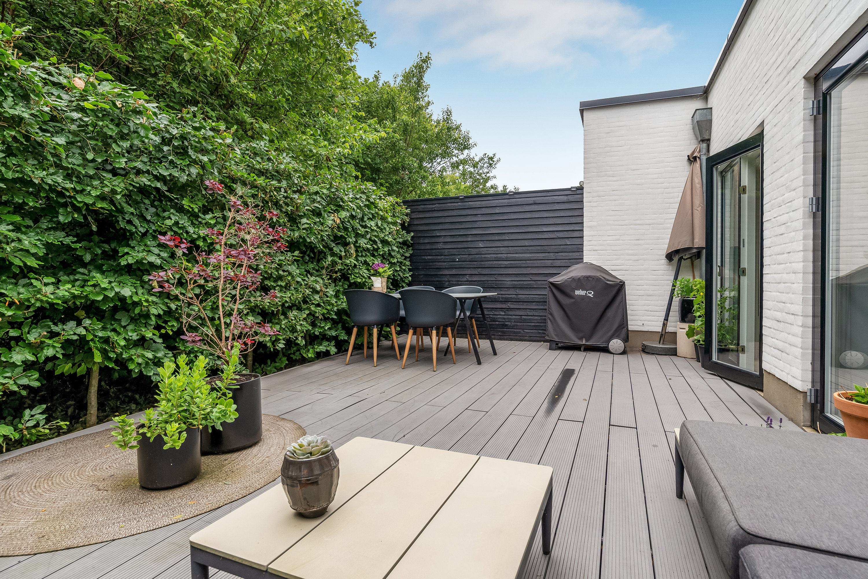 Fremhævet baghave billede i fuldskærmstilstand. Billede af Tingagervænget 25, Mejdal, 7500 Holstebro