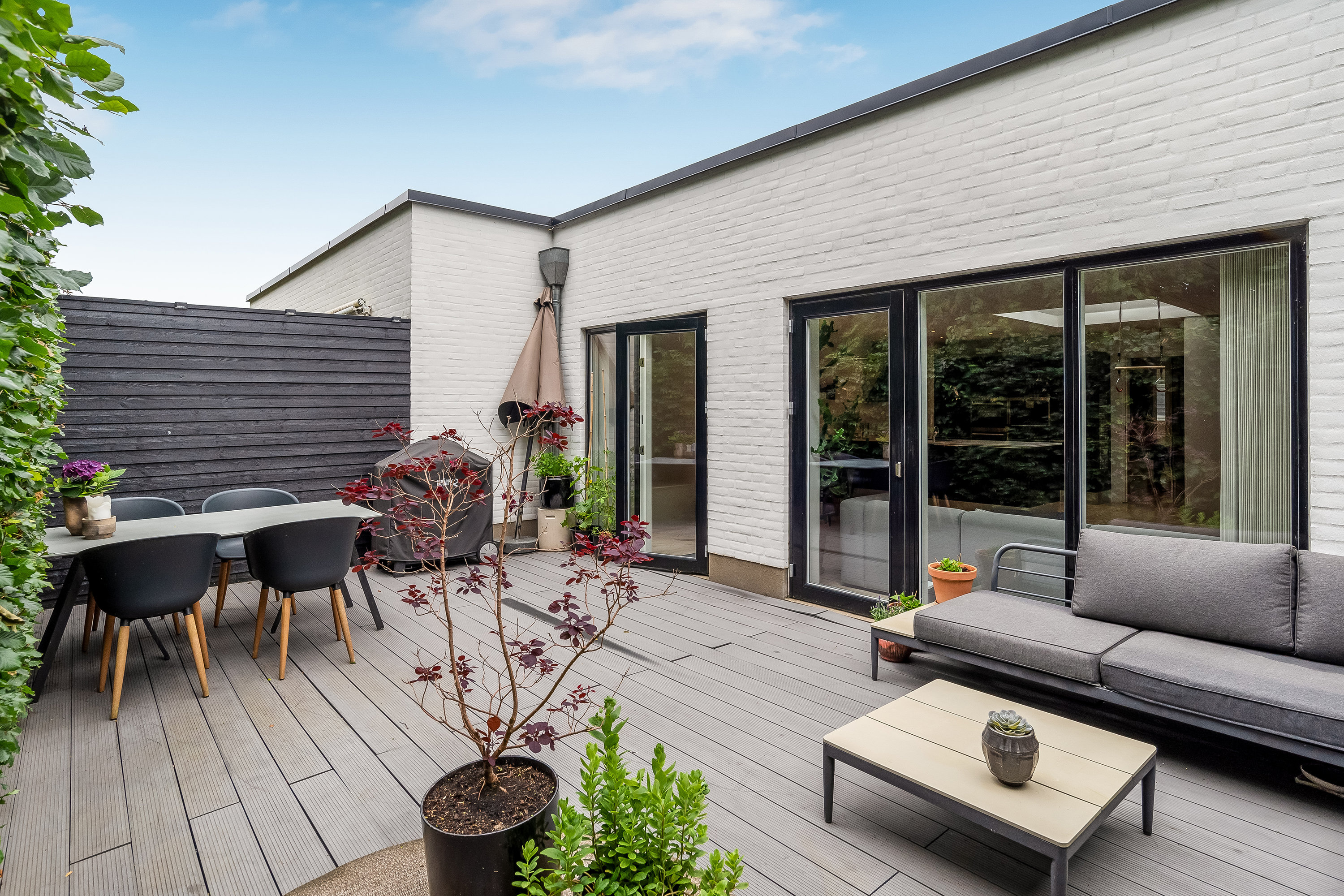 Rækkehus: Baghave på Tingagervænget 25, Mejdal, 7500 Holstebro