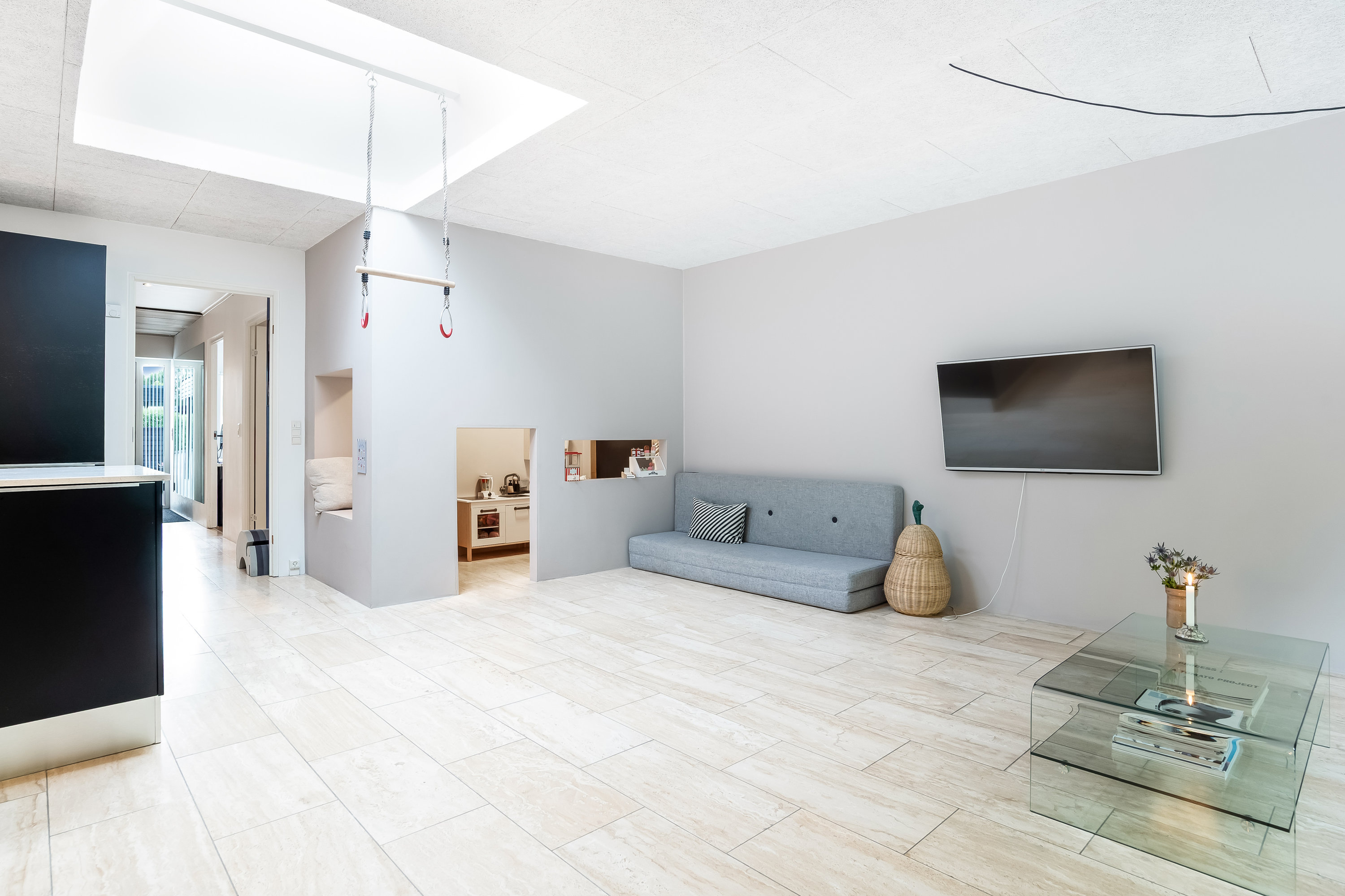 Fremhævet stue billede i fuldskærmstilstand. Billede af Tingagervænget 25, Mejdal, 7500 Holstebro