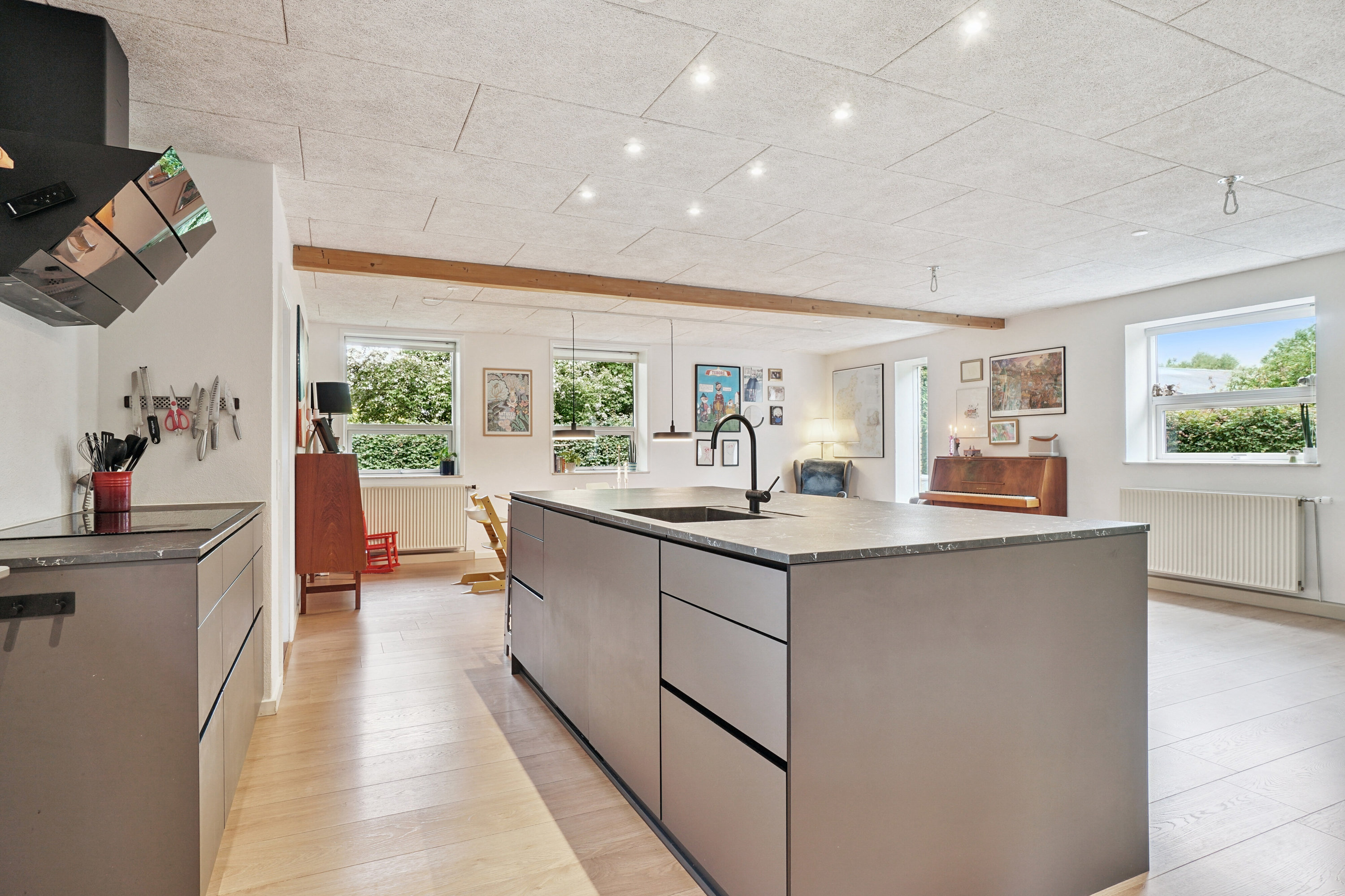 Fremhævet køkken billede i fuldskærmstilstand. Billede af Hedebogade 9, 8722 Hedensted