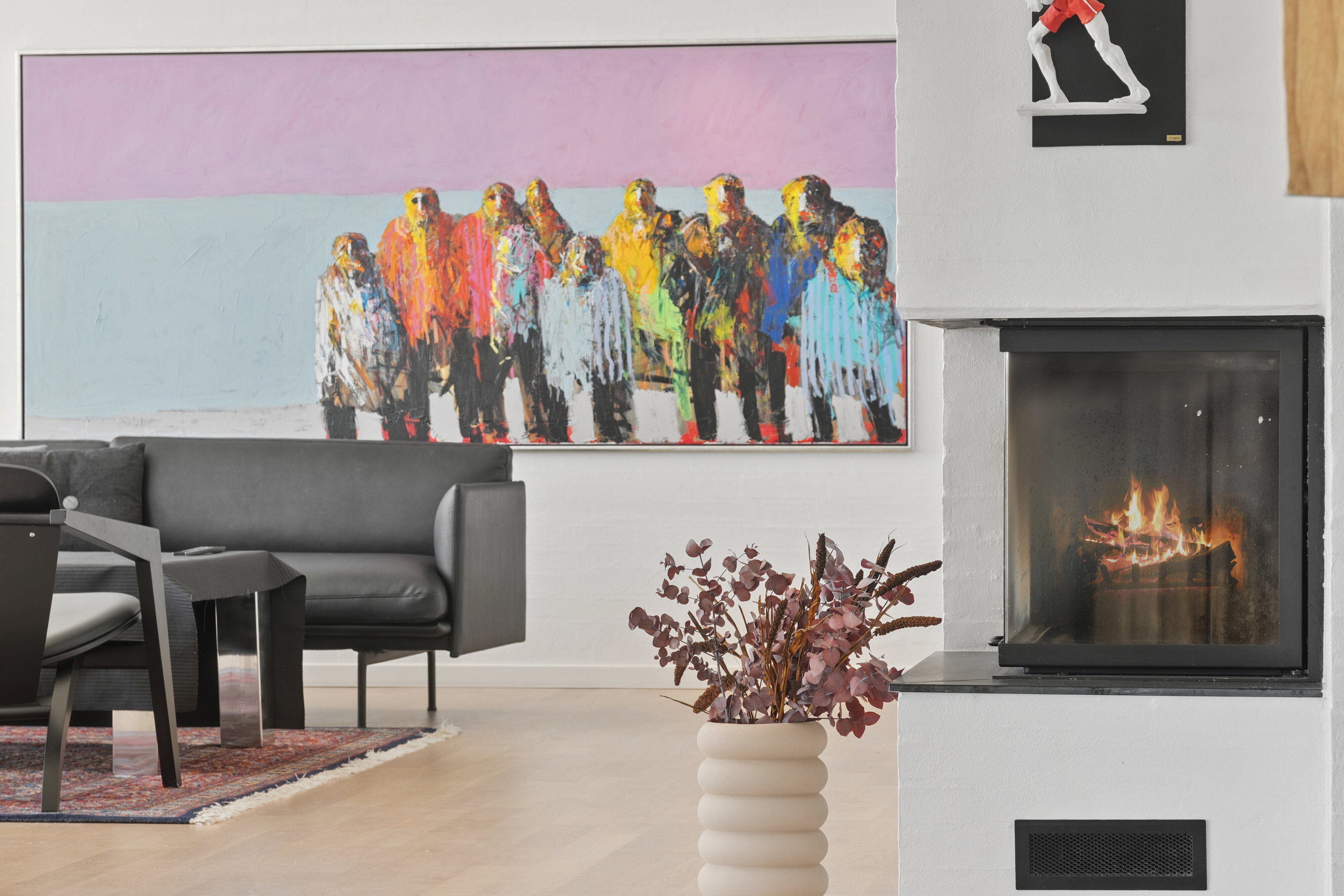 Fremhævet stue billede i fuldskærmstilstand. Billede af Brunbjerg Skrænt 12, 7730 Hanstholm