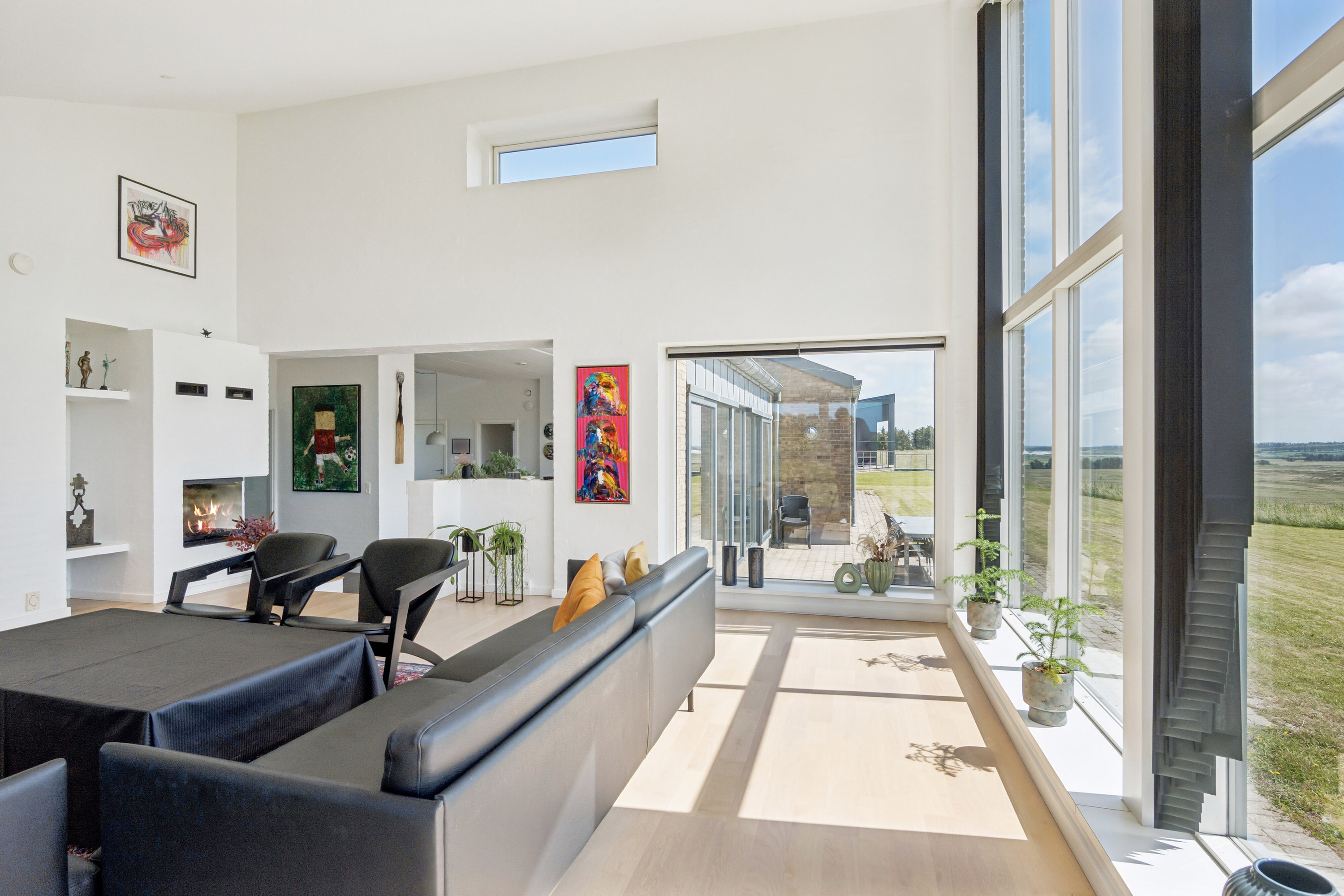 Fremhævet stue billede i fuldskærmstilstand. Billede af Brunbjerg Skrænt 12, 7730 Hanstholm