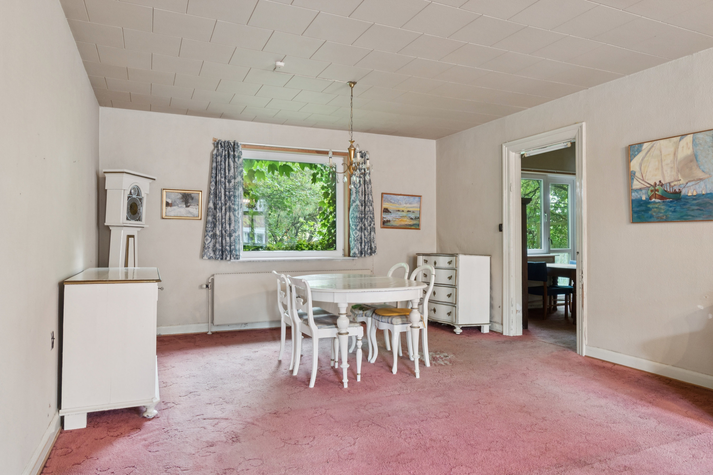 Fremhævet spisestue billede i fuldskærmstilstand. Billede af Vestergade 25, 6040 Egtved