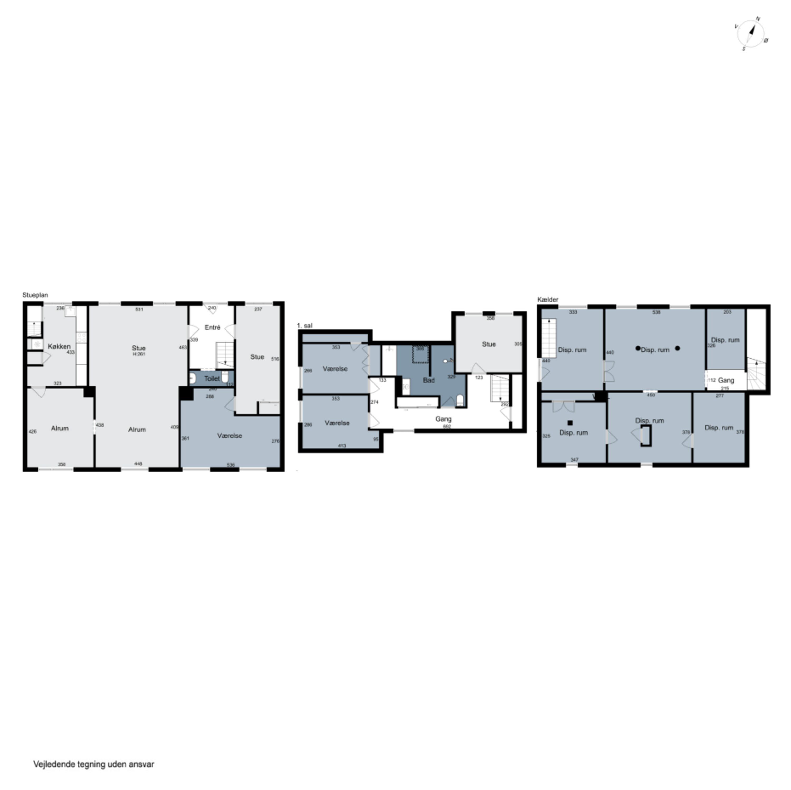 Plantegninger billede af Vestergade 25, 6040 Egtved