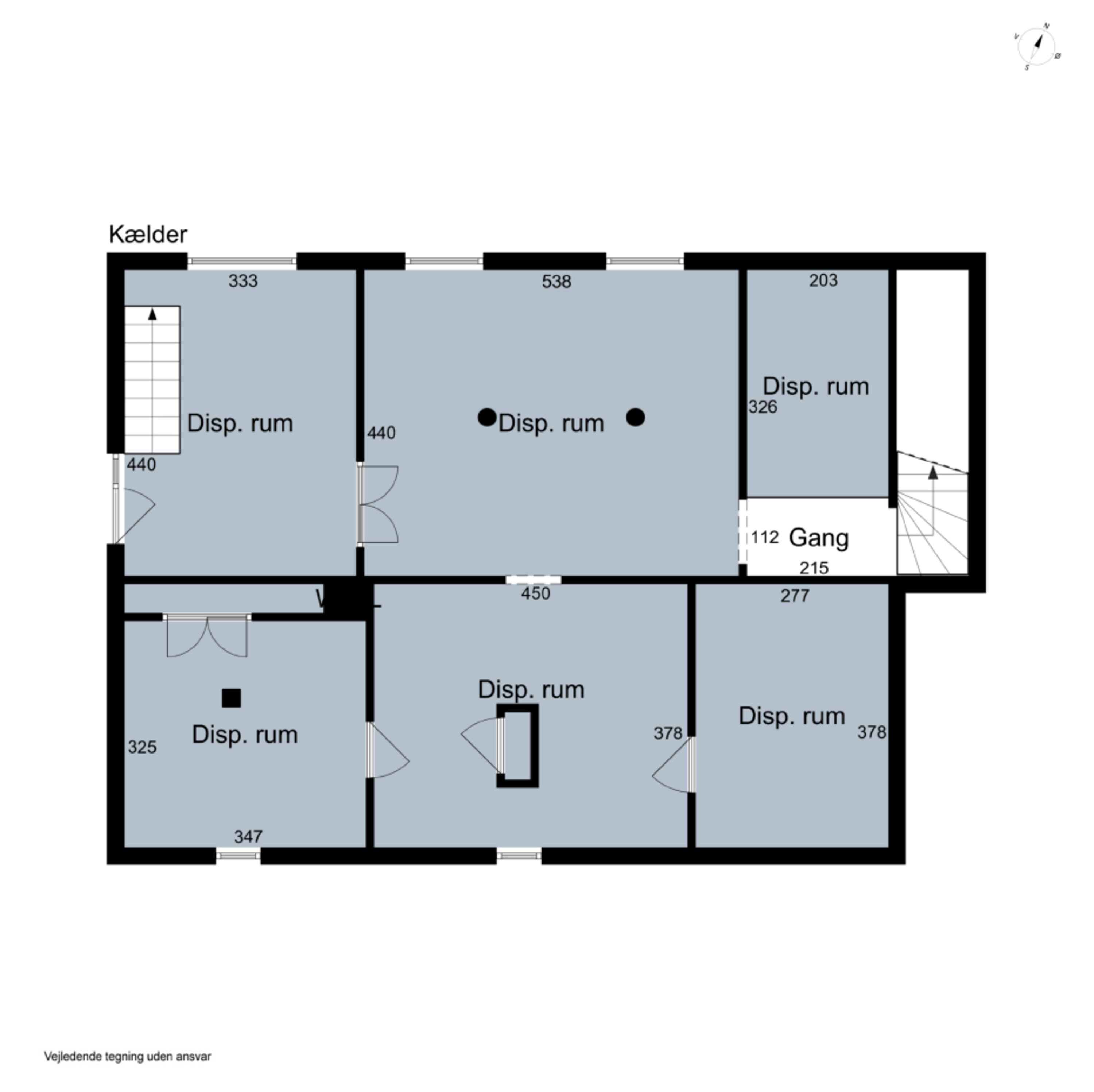 Plantegninger billede af Vestergade 25, 6040 Egtved